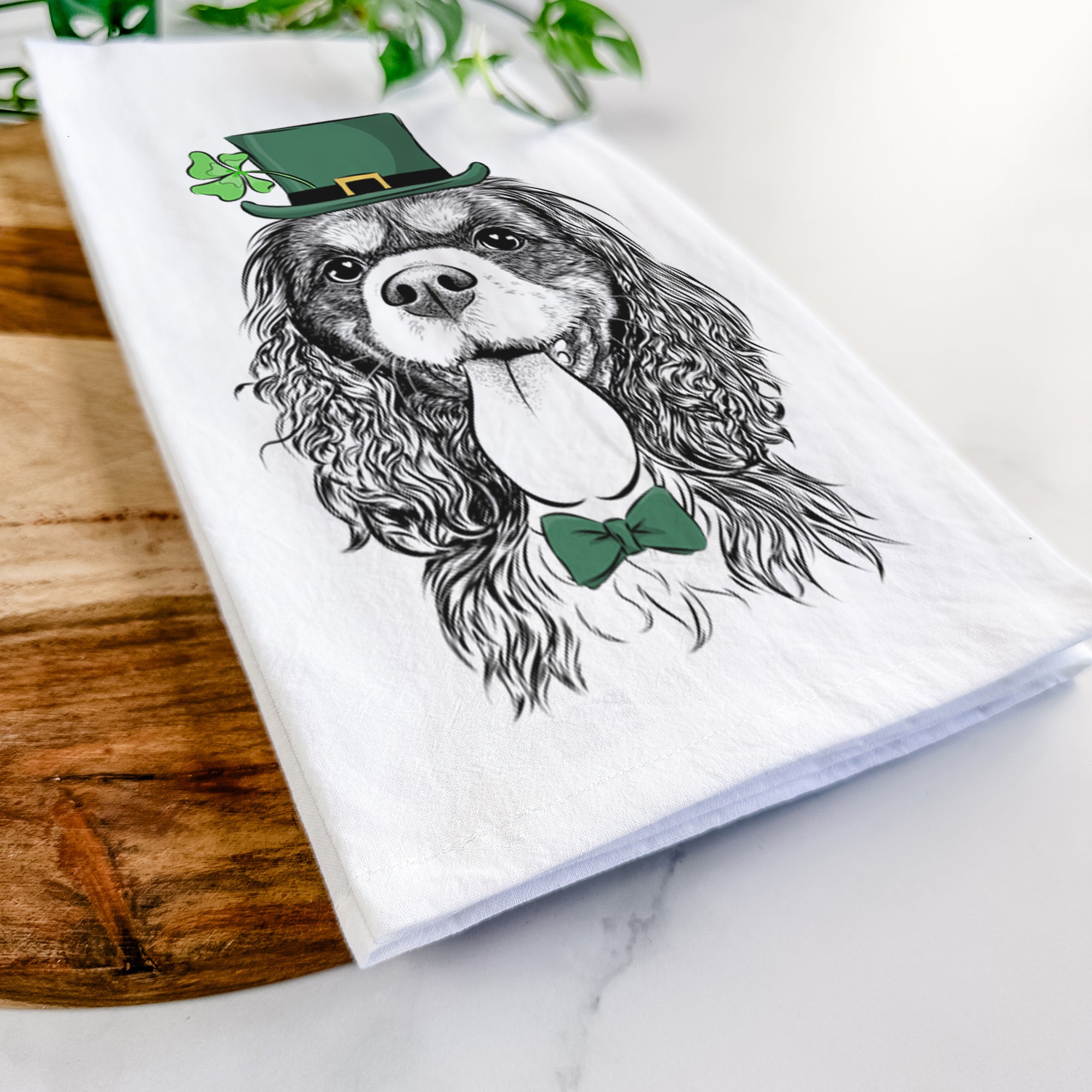 Elizabeth the Cavalier King Charles Spaniel Tea Towel