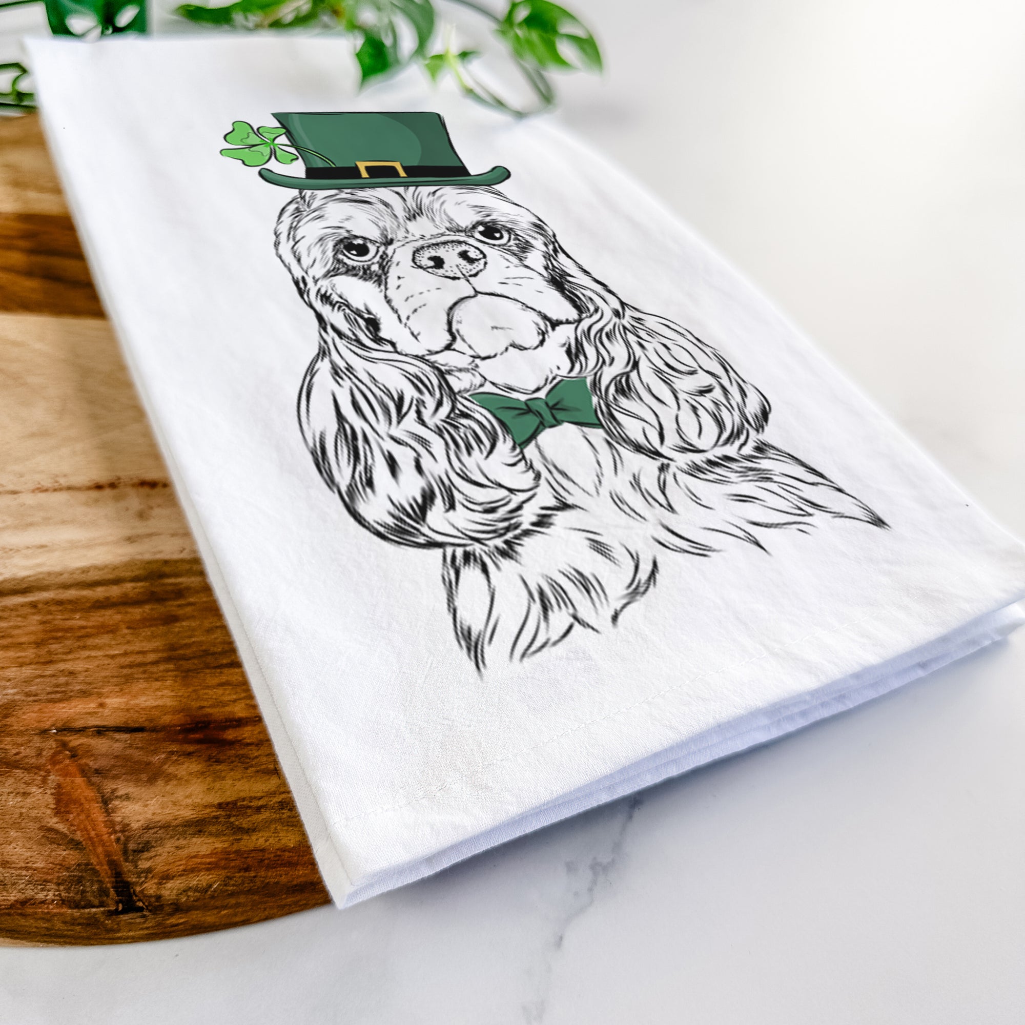 Emma the Cocker Spaniel Tea Towel