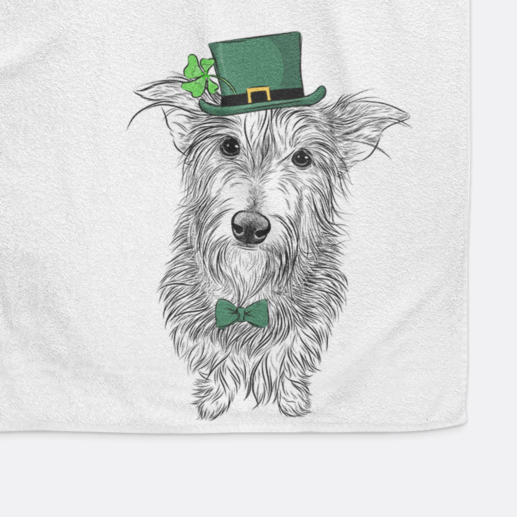 Frida Doggo the Rescue Terrier Mix Premium Hand Towel