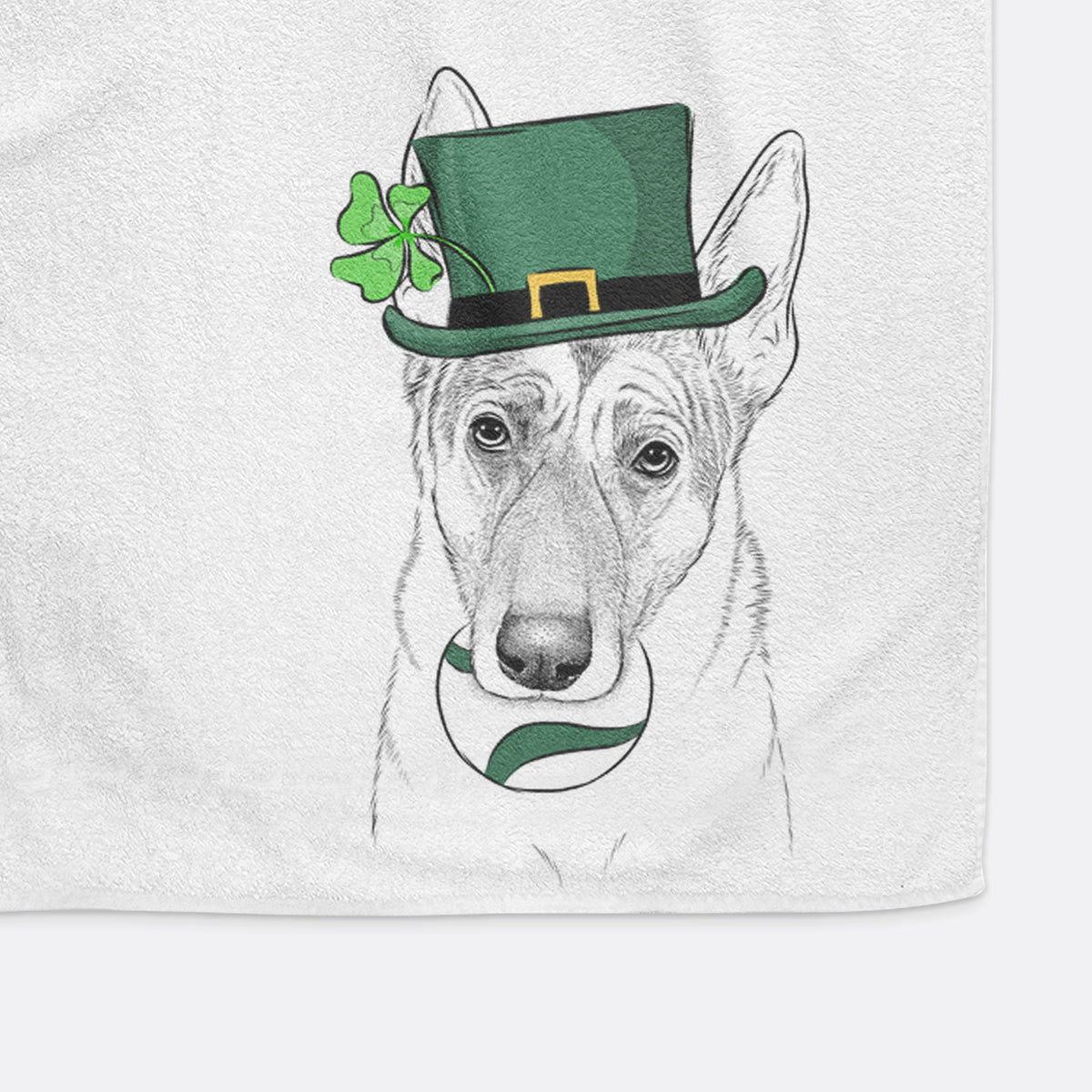 Greta the German Shepherd Premium Hand Towel