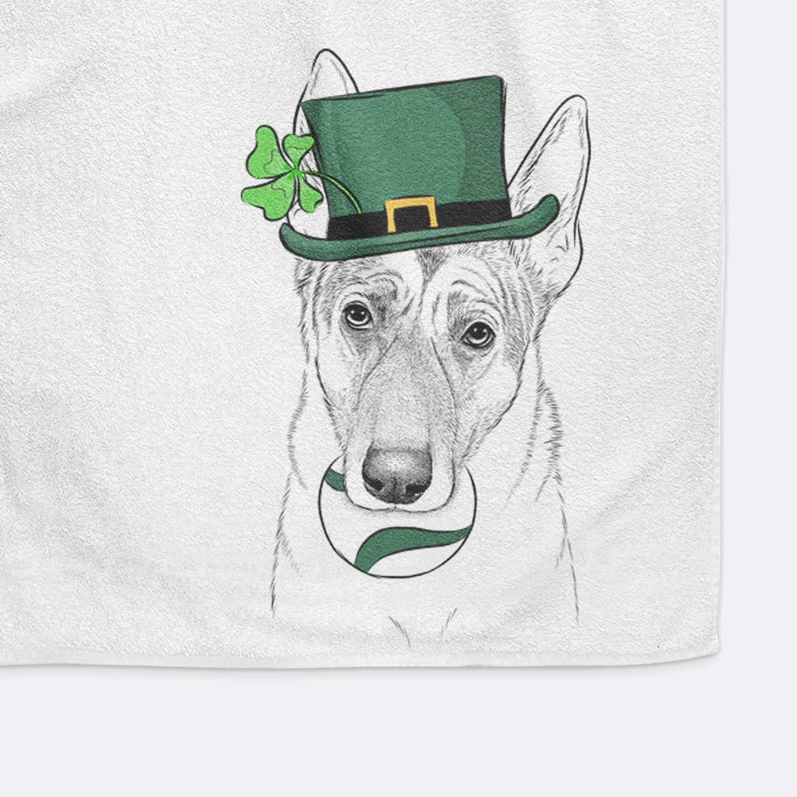 Greta the German Shepherd Premium Hand Towel