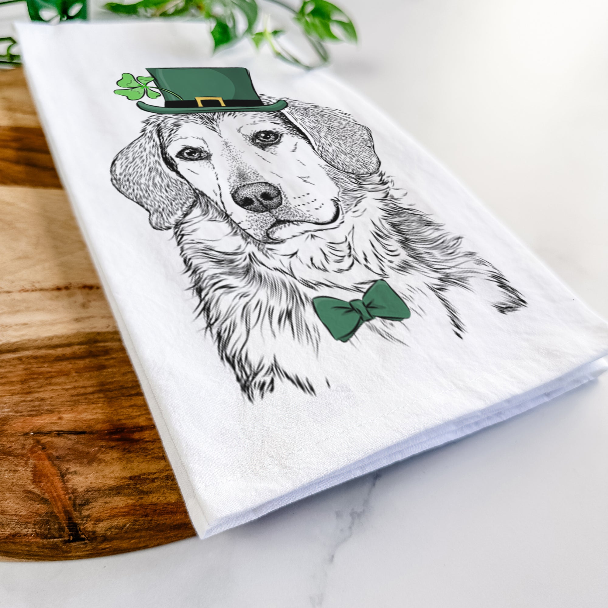 Gunner the Beagle Mix Tea Towel