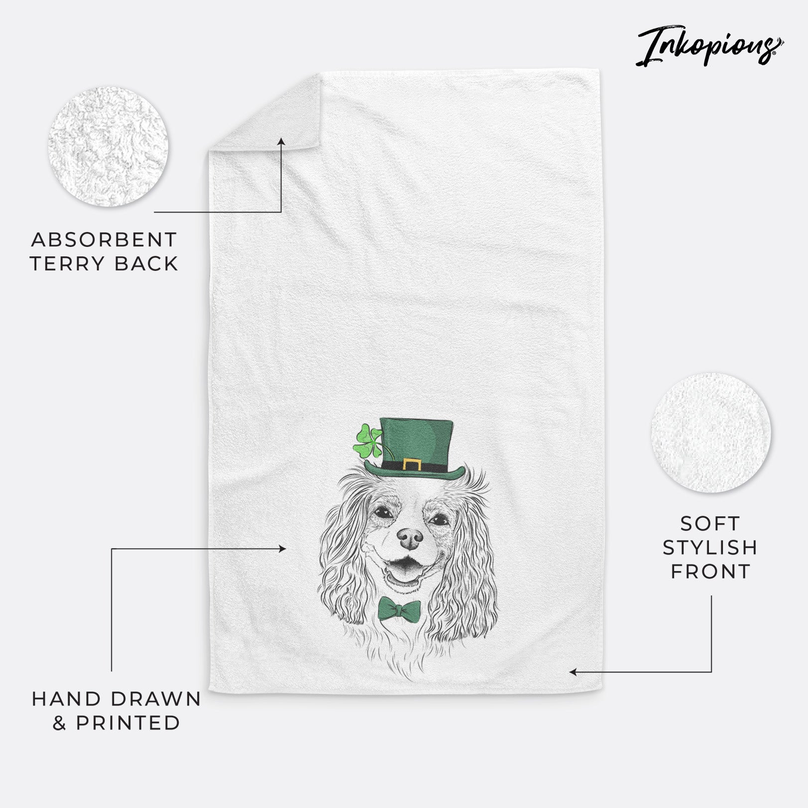 Halley Comet the Cavalier King Charles Spaniel Premium Hand Towel