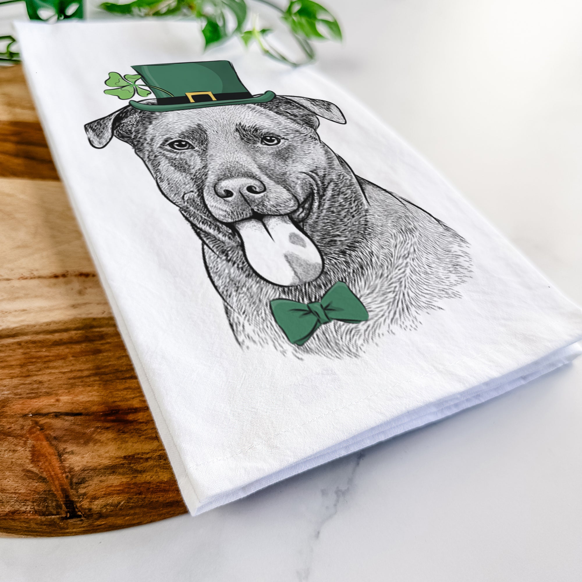 Harbor the Mixed Breed Tea Towel