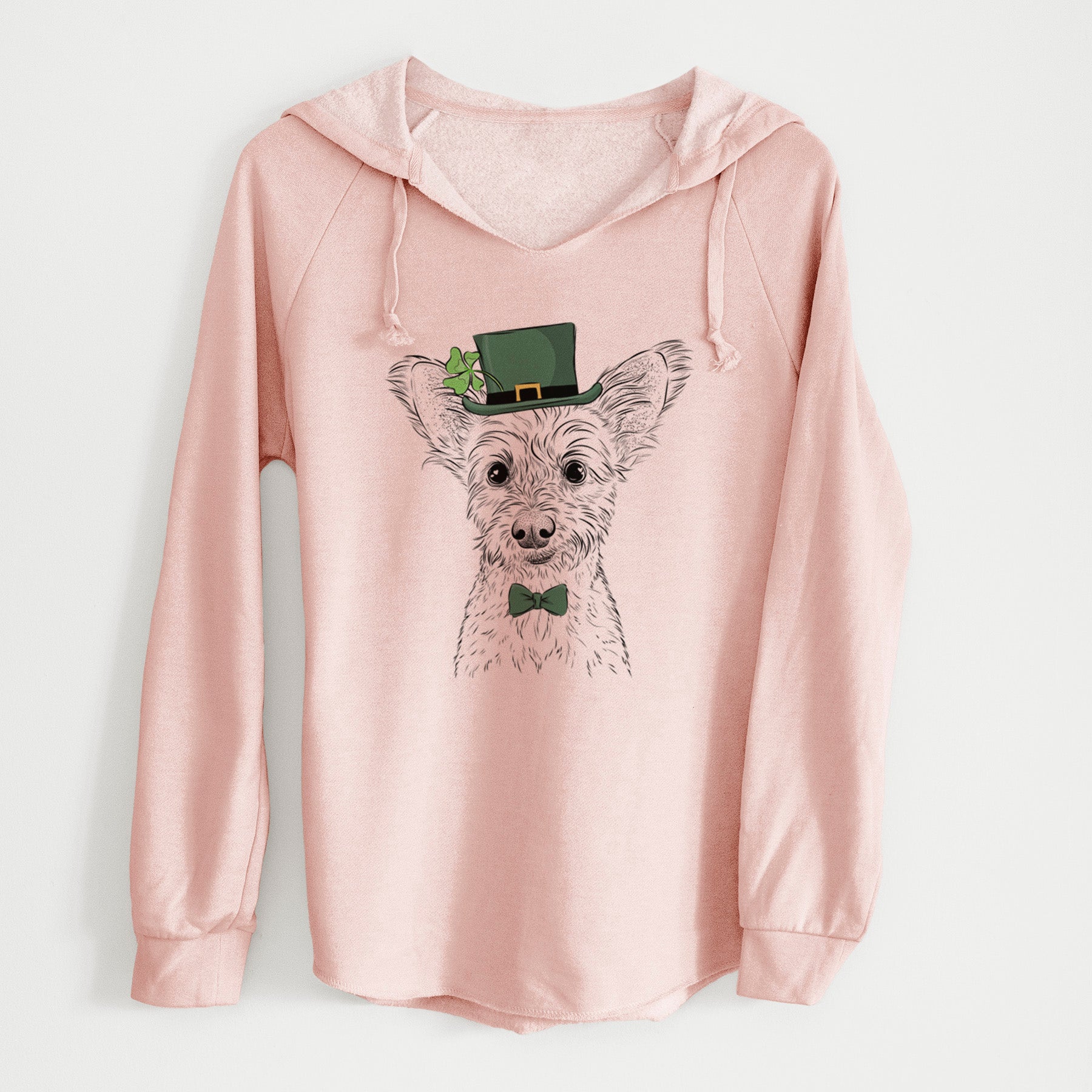 St. Patrick's Heidi the Schnauzer Mix - Cali Wave Hooded Sweatshirt