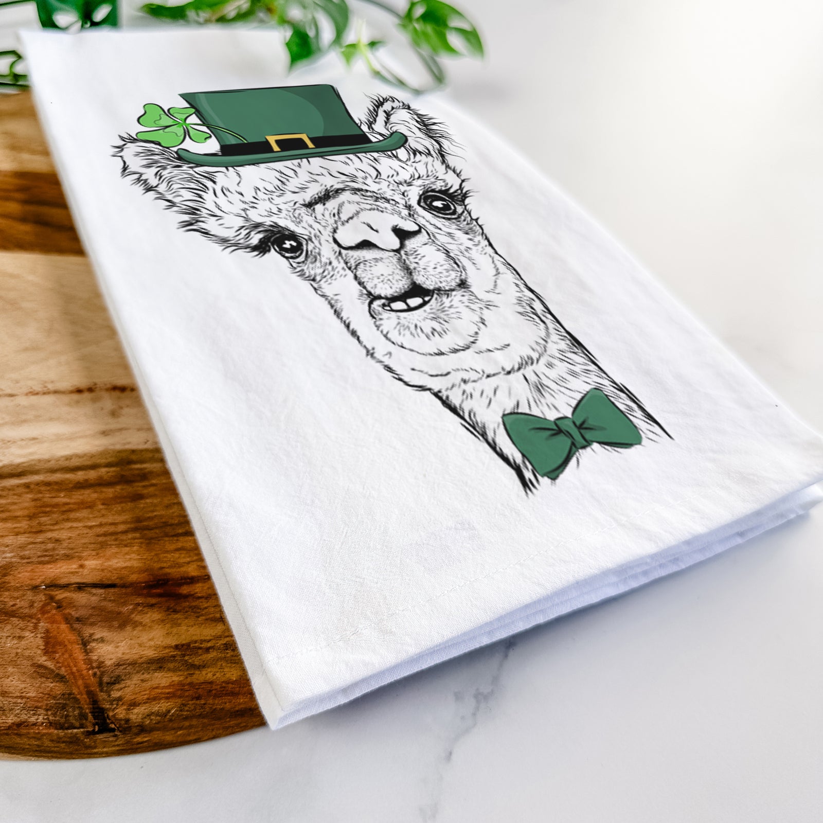 Henry the Alpaca Tea Towel
