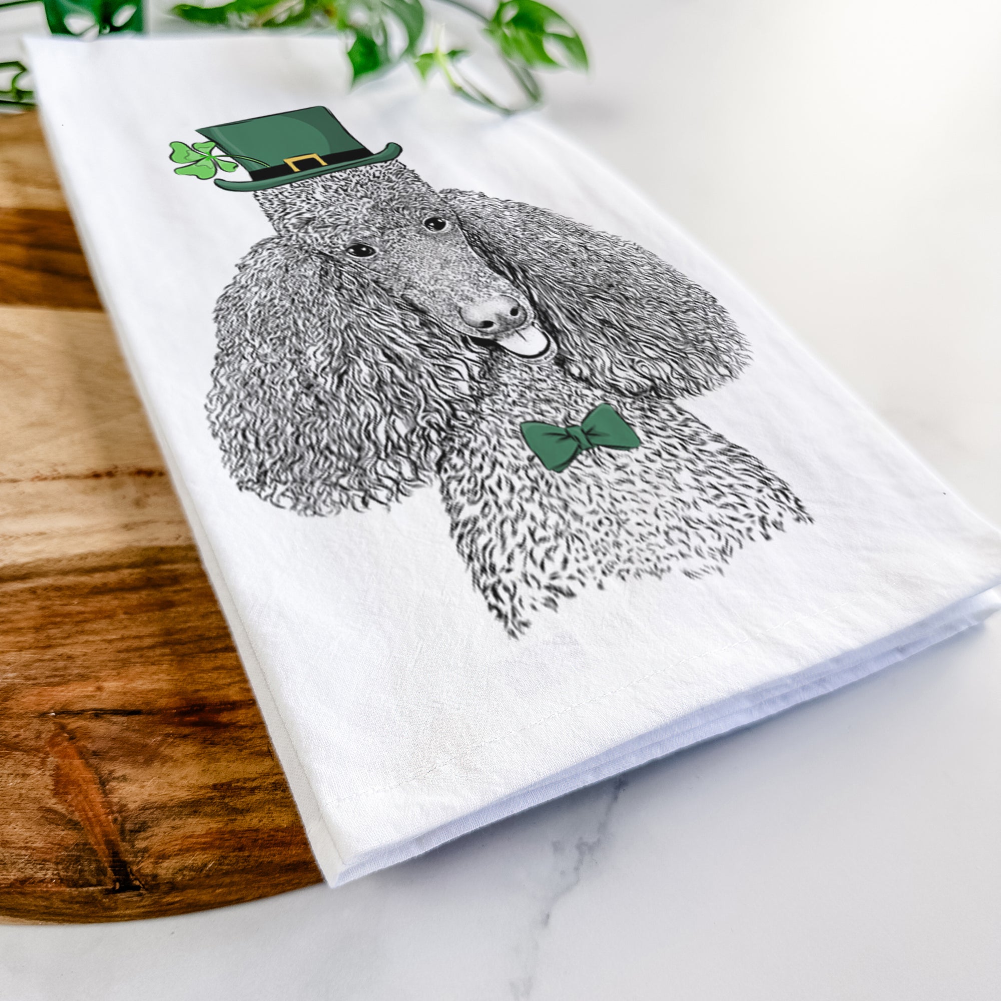 Henry the Standard Poodle Tea Towel