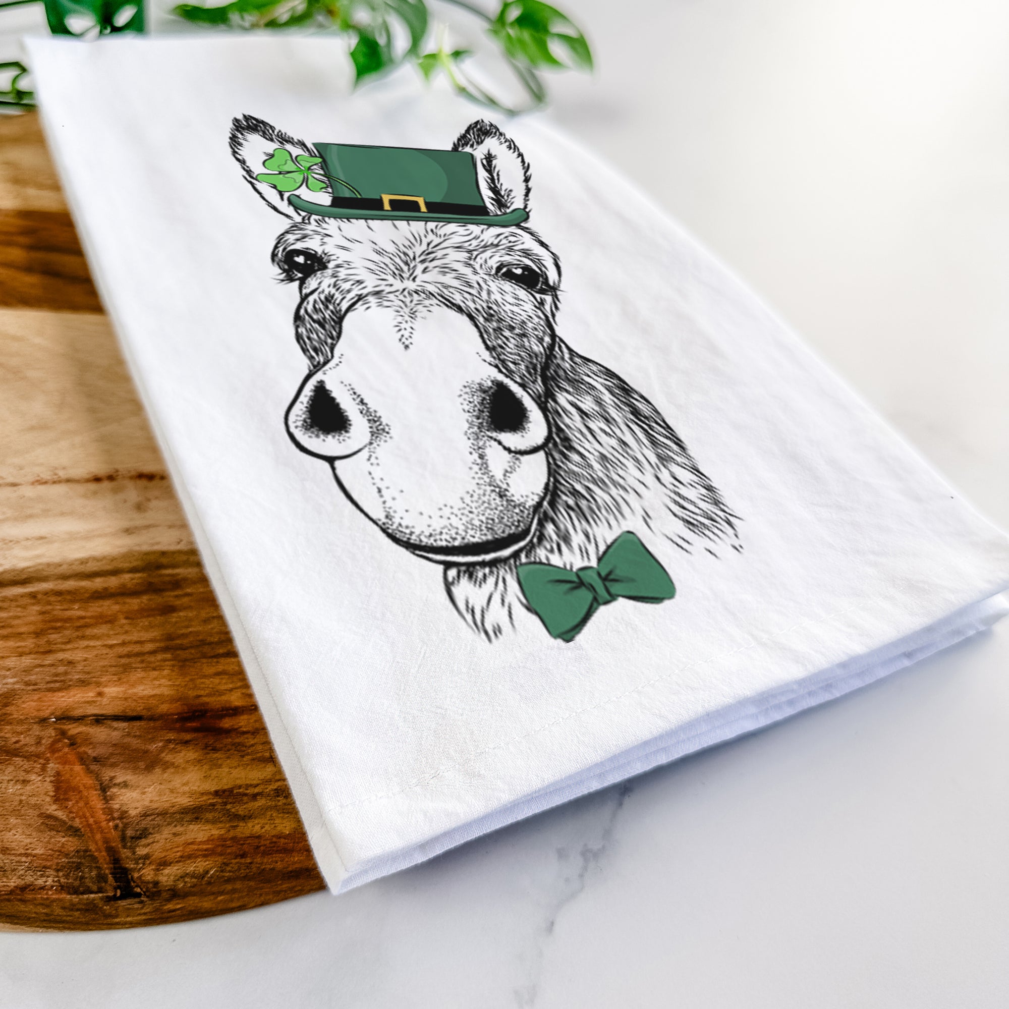 Jenny the Donkey Tea Towel