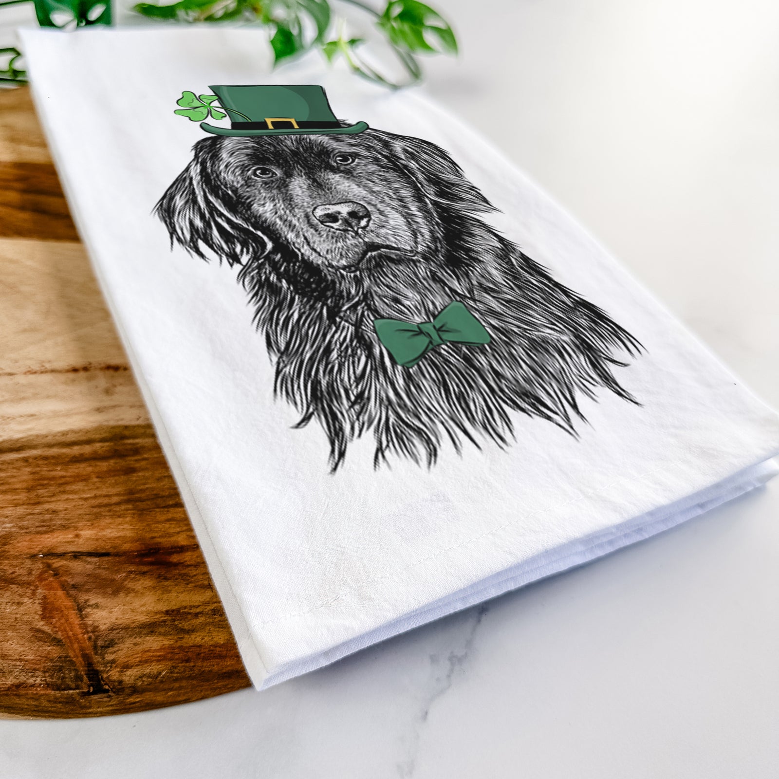 Jinx the Newfoundland Tea Towel