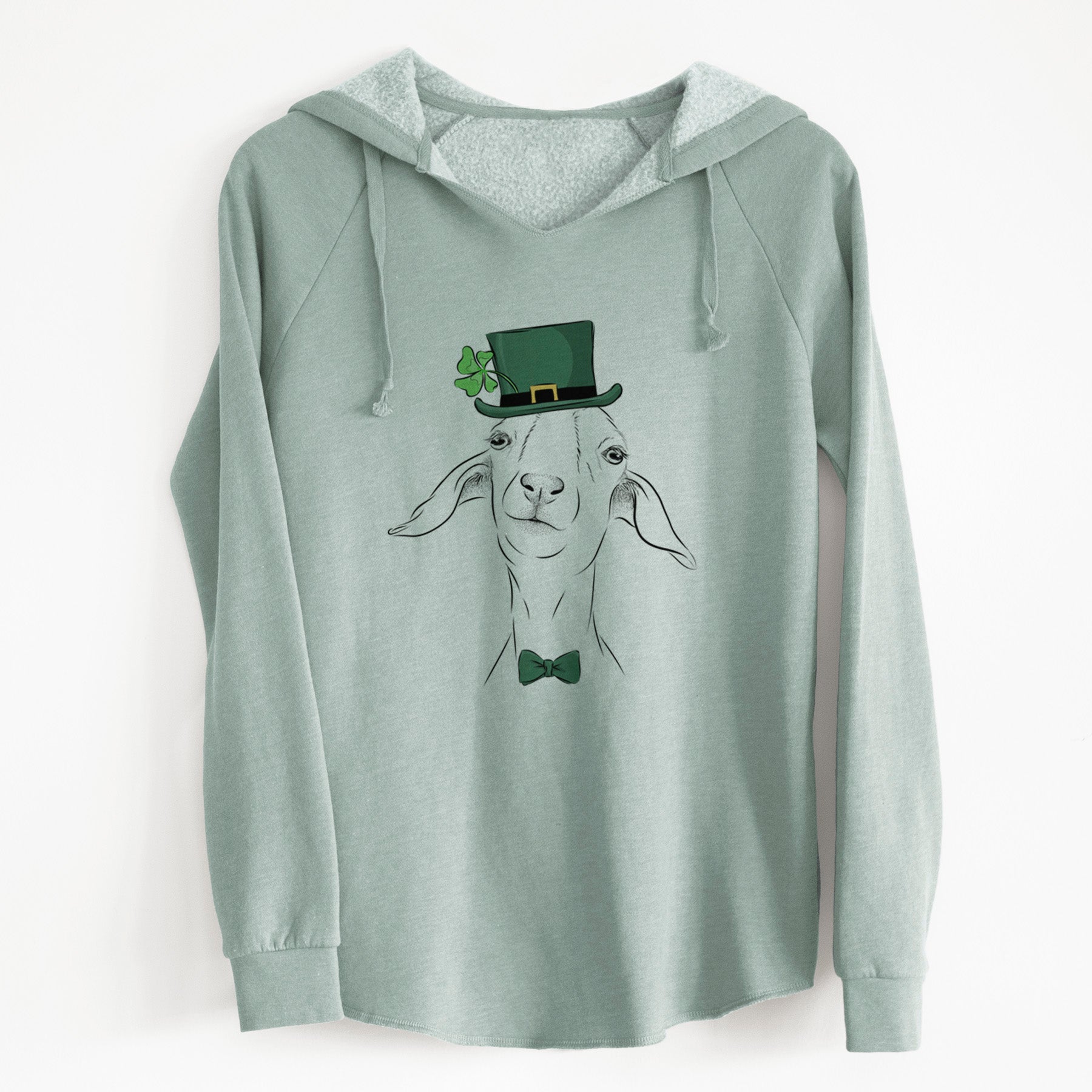 St. Patrick's Kara Dune the Spanish Boer Goat - Cali Wave Hooded Sweatshirt