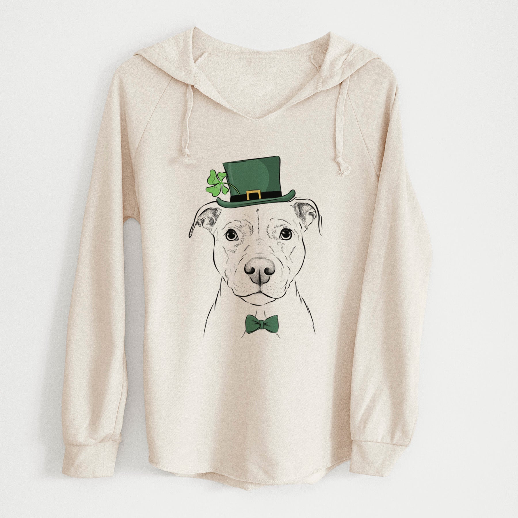 St. Patrick's Khaleesi the Pitbull - Cali Wave Hooded Sweatshirt