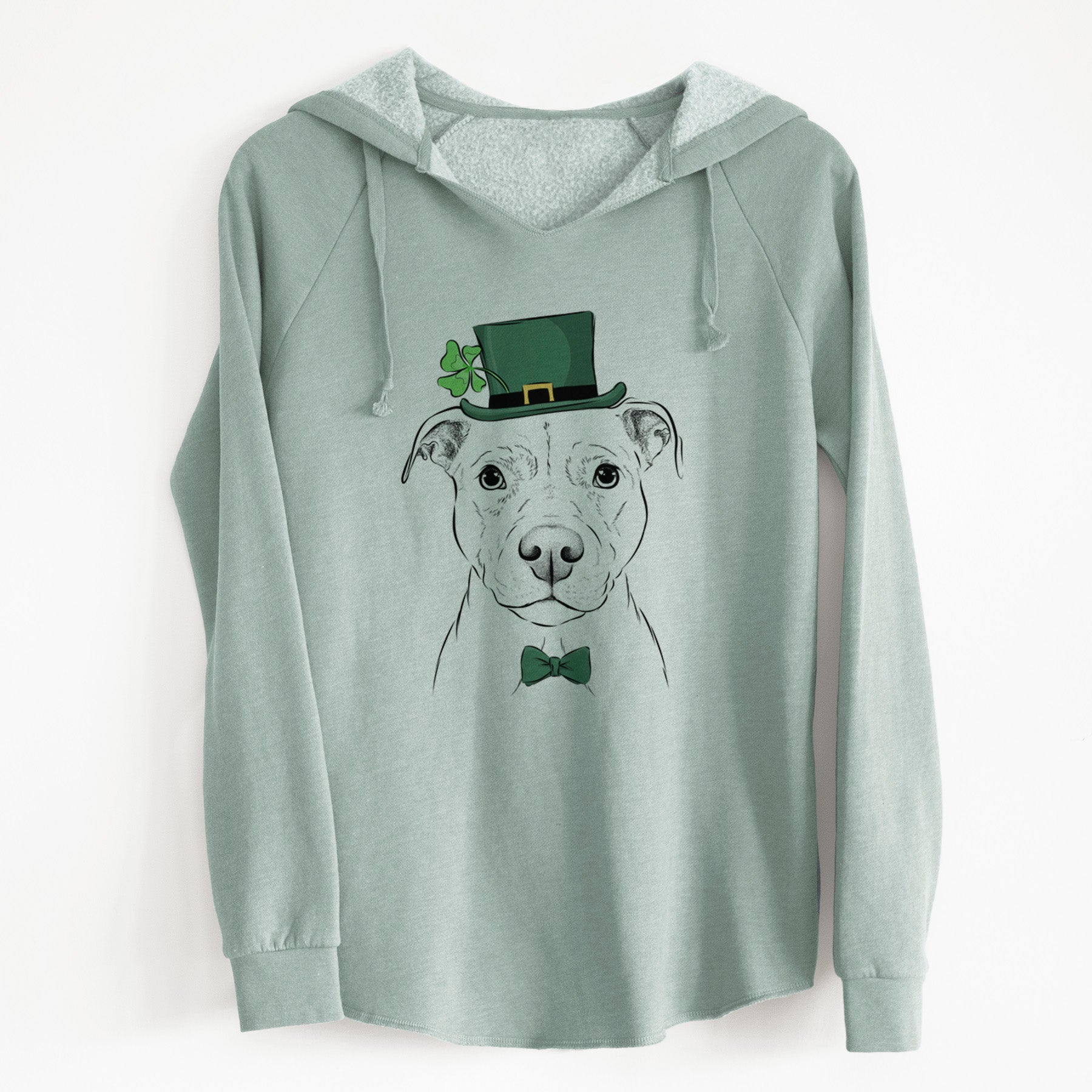 St. Patrick's Khaleesi the Pitbull - Cali Wave Hooded Sweatshirt