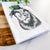 Lobo the Shepherd Mix Tea Towel