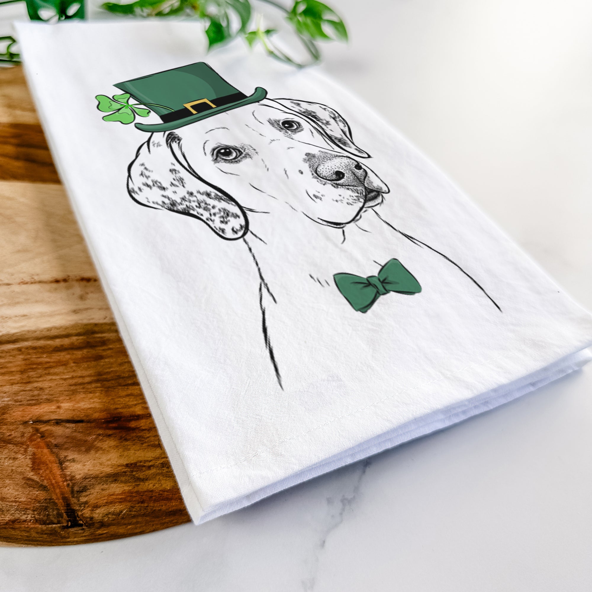 Lucky the Dalmatian Tea Towel