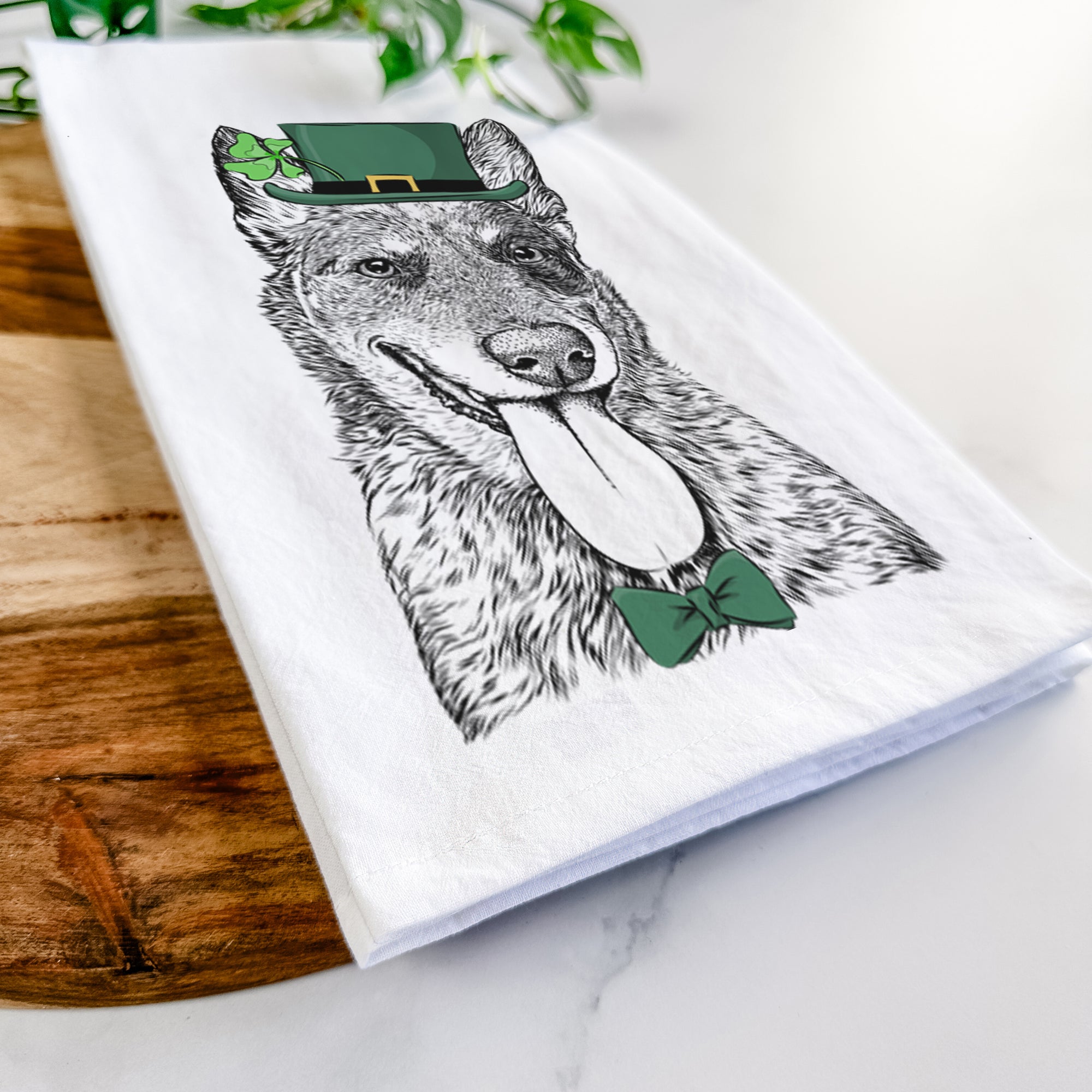 Madison the Blue Heeler Tea Towel