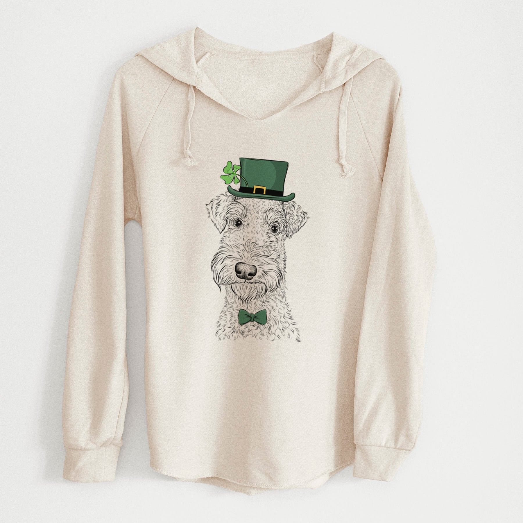 St. Patrick's Roc Haven Maggie May the Airedale Terrier - Cali Wave Hooded Sweatshirt