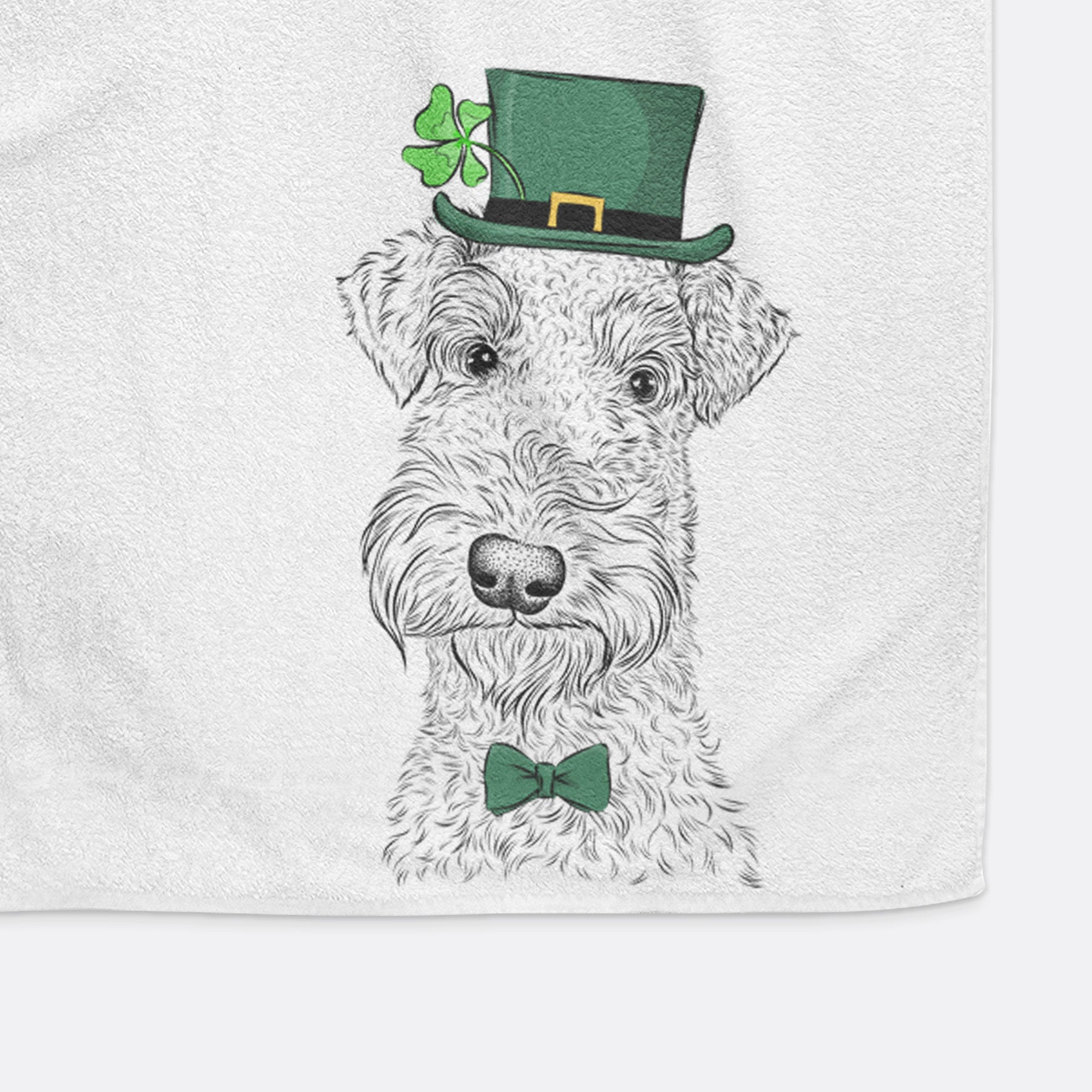 Roc Haven Maggie May the Airedale Terrier Decorative Hand Towel