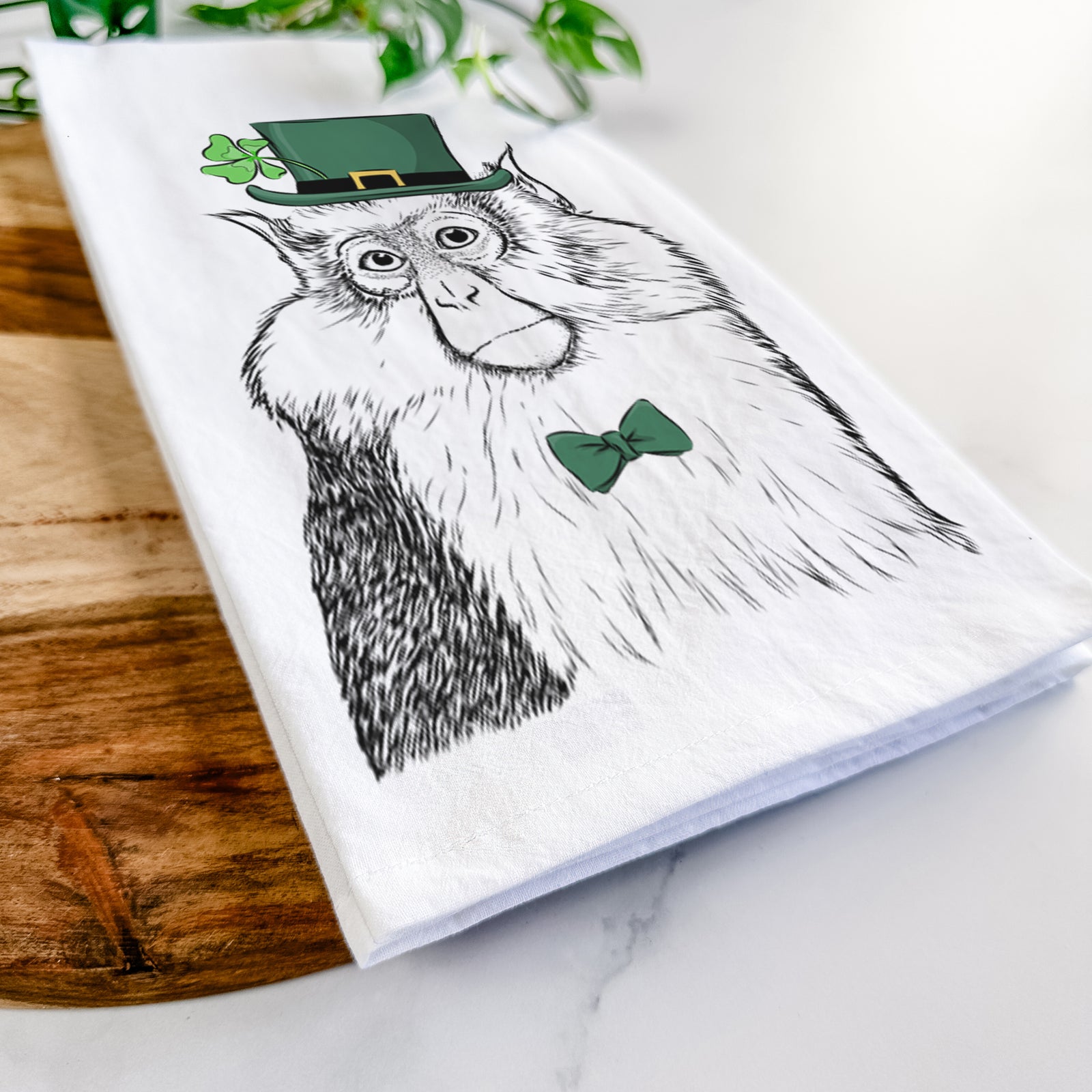 Matata the Mona Monkey Tea Towel