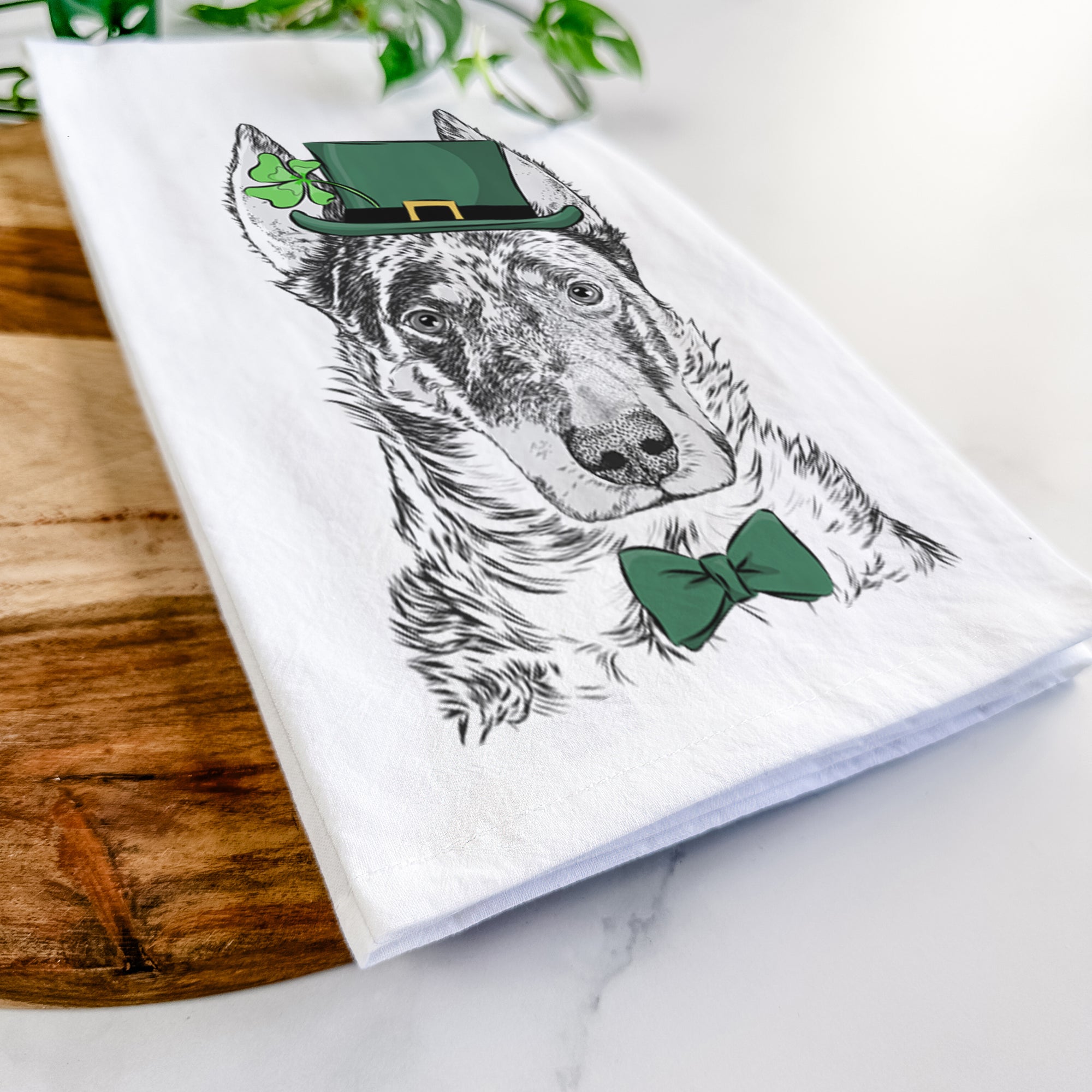 Nori the Beauceron Tea Towel