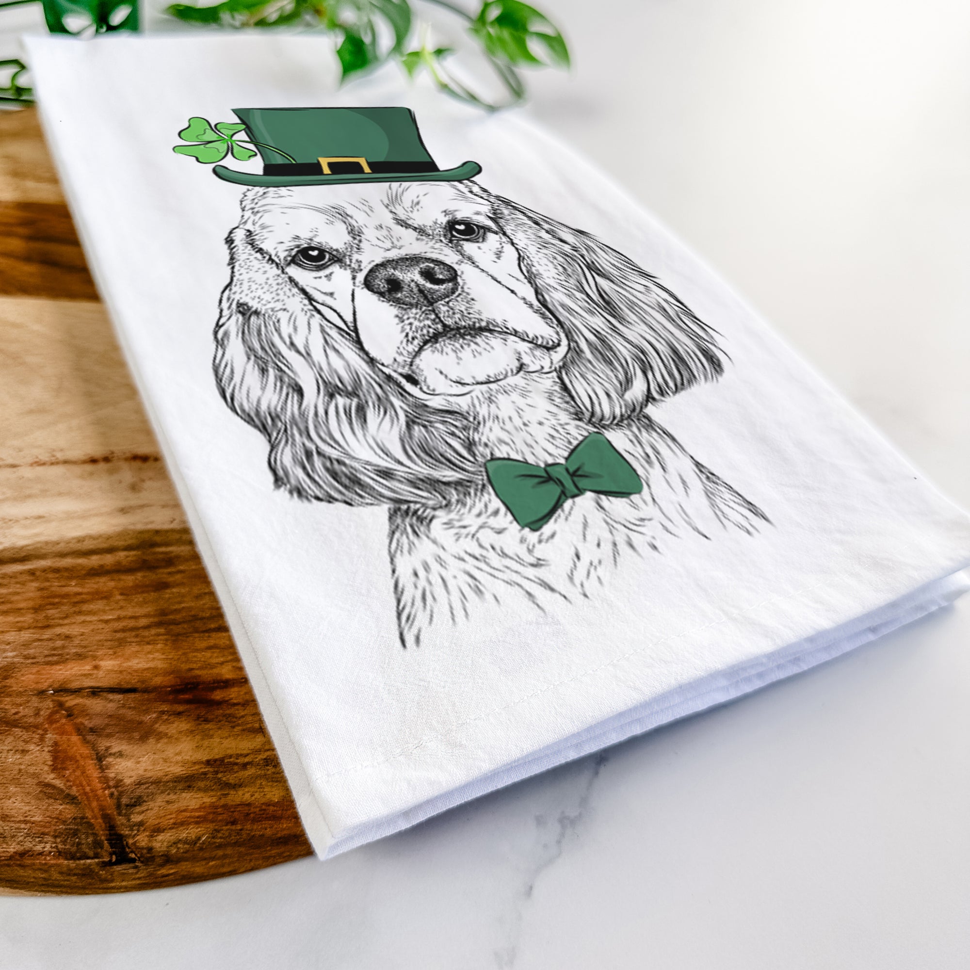 Oakley the American Cocker Spaniel Tea Towel