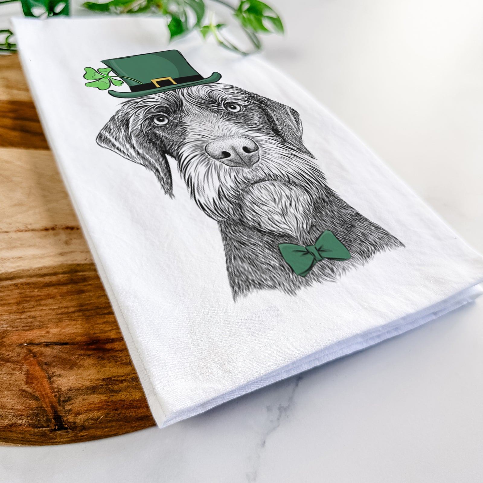Oakley the Pudelpointer Tea Towel