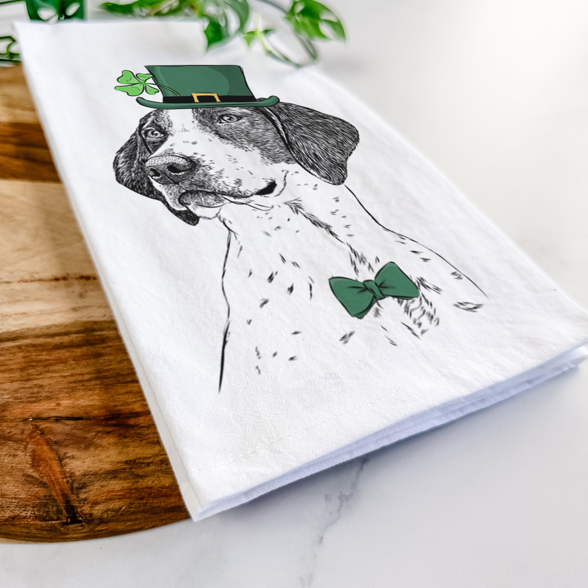 Payton the Mixed Breed Tea Towel