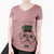 St. Patrick's Pebbles the Shorkie - Women's Perfect V-neck Shirt