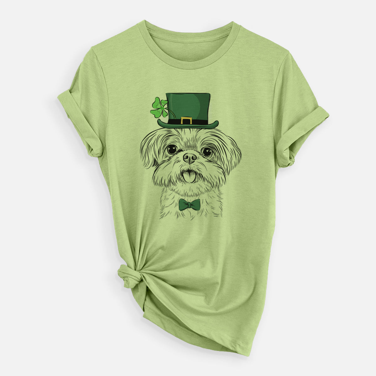 St. Patrick&#39;s Pebbles the Shorkie - Unisex Crewneck