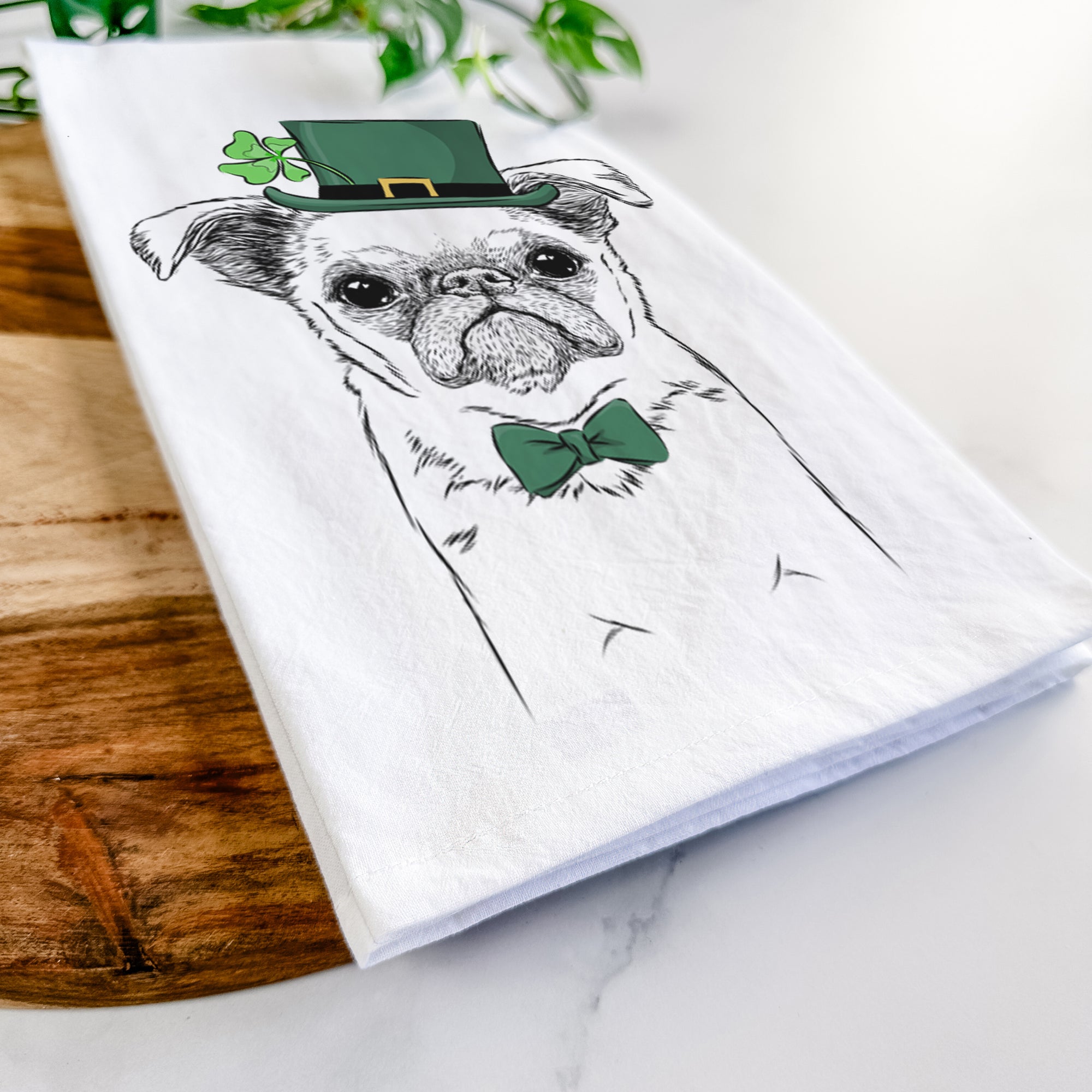 Petit Penny the Brussels Griffon Tea Towel