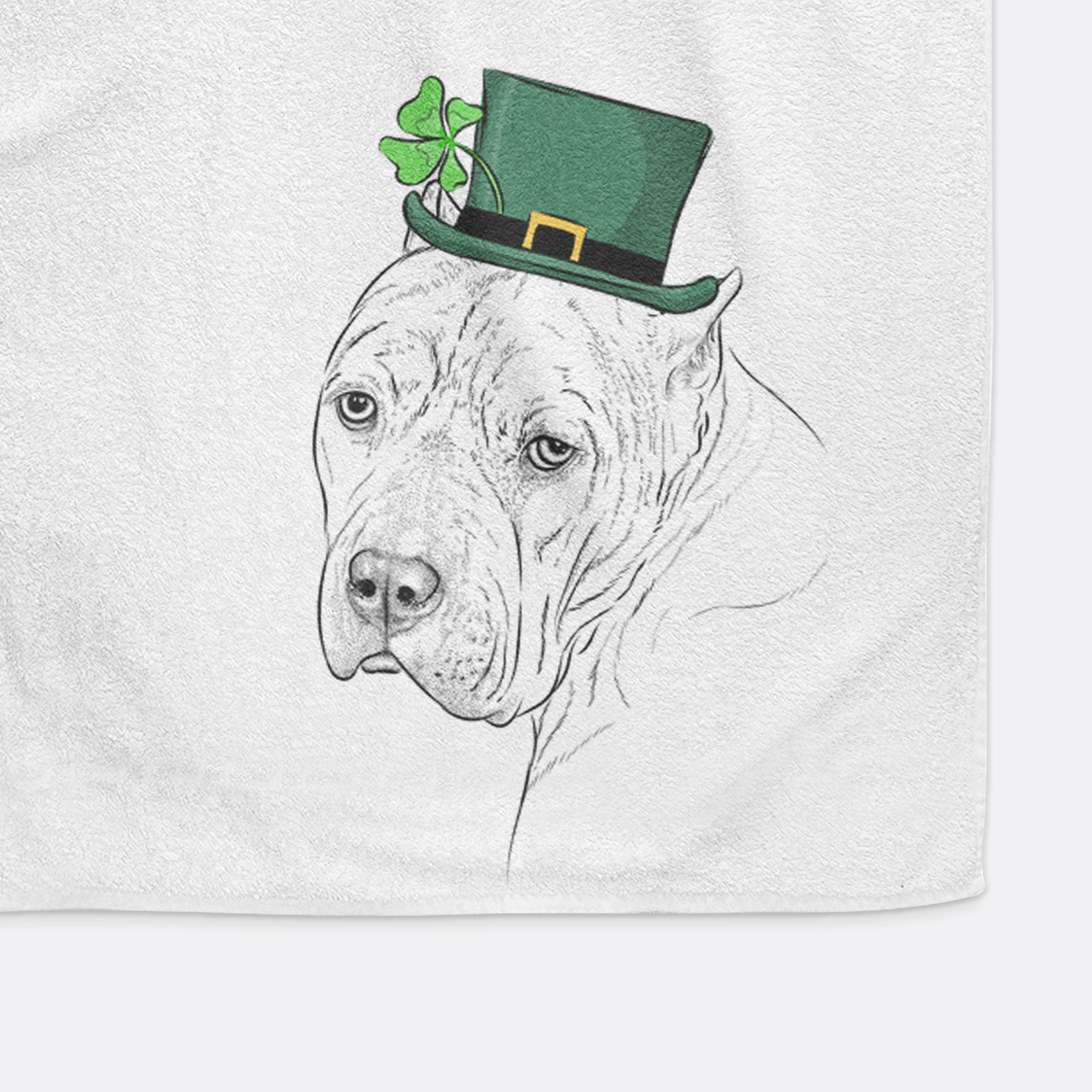 Precious the Staffordshire Terrier Decorative Hand Towel