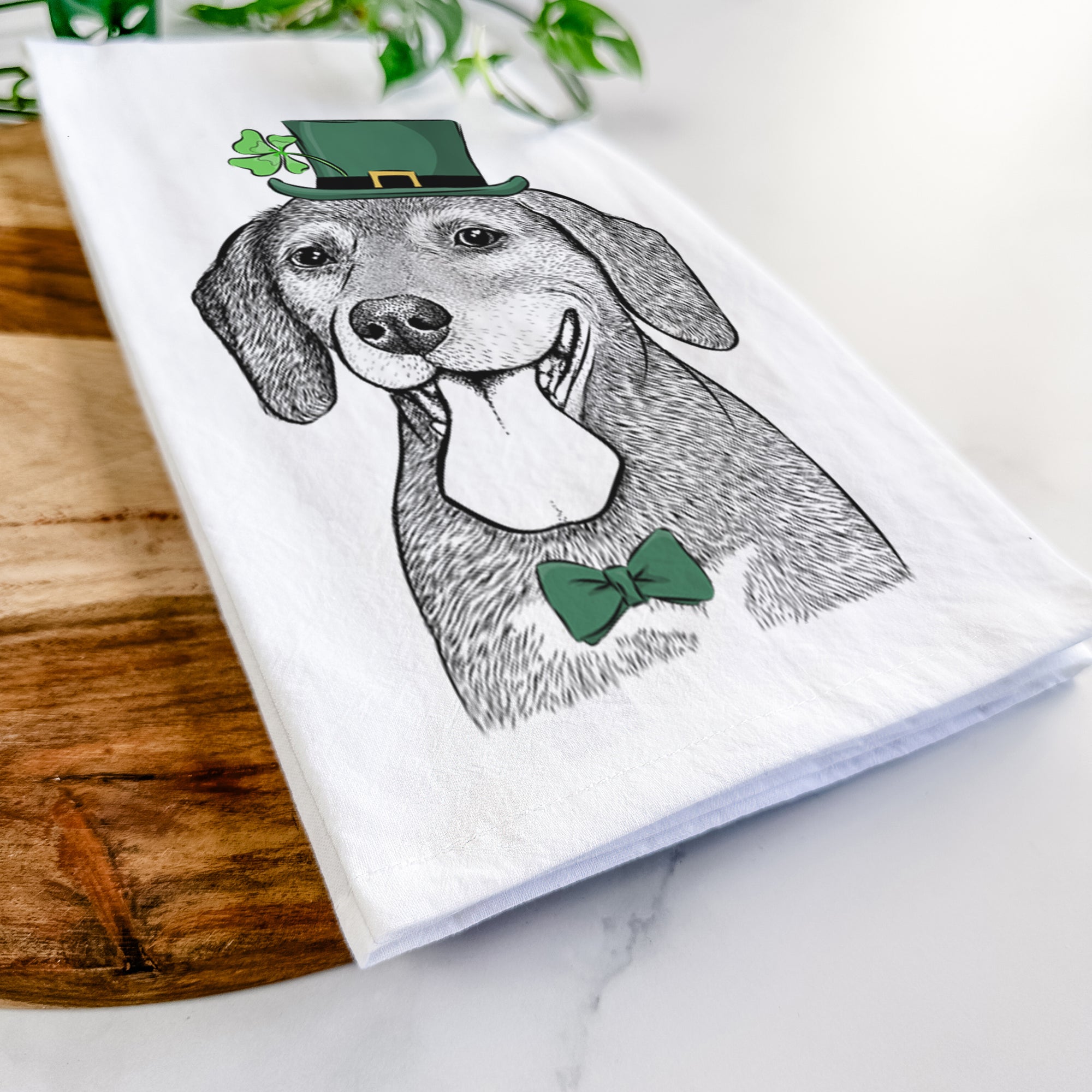 Scarlett the Beagle Tea Towel