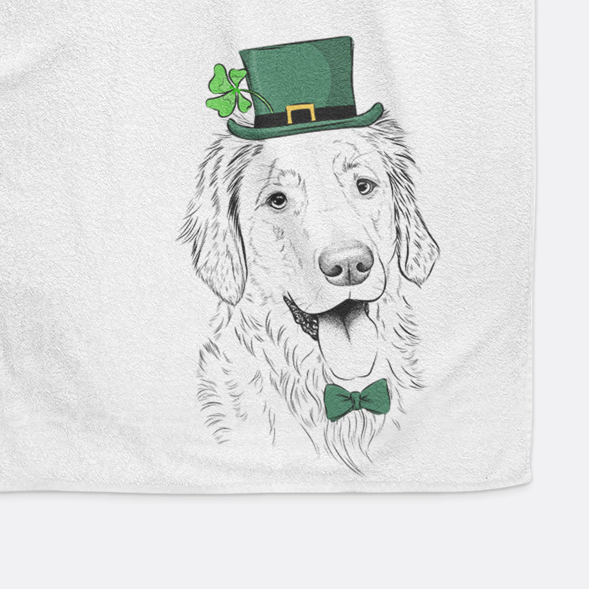 Semba the Golden Retriever Decorative Hand Towel