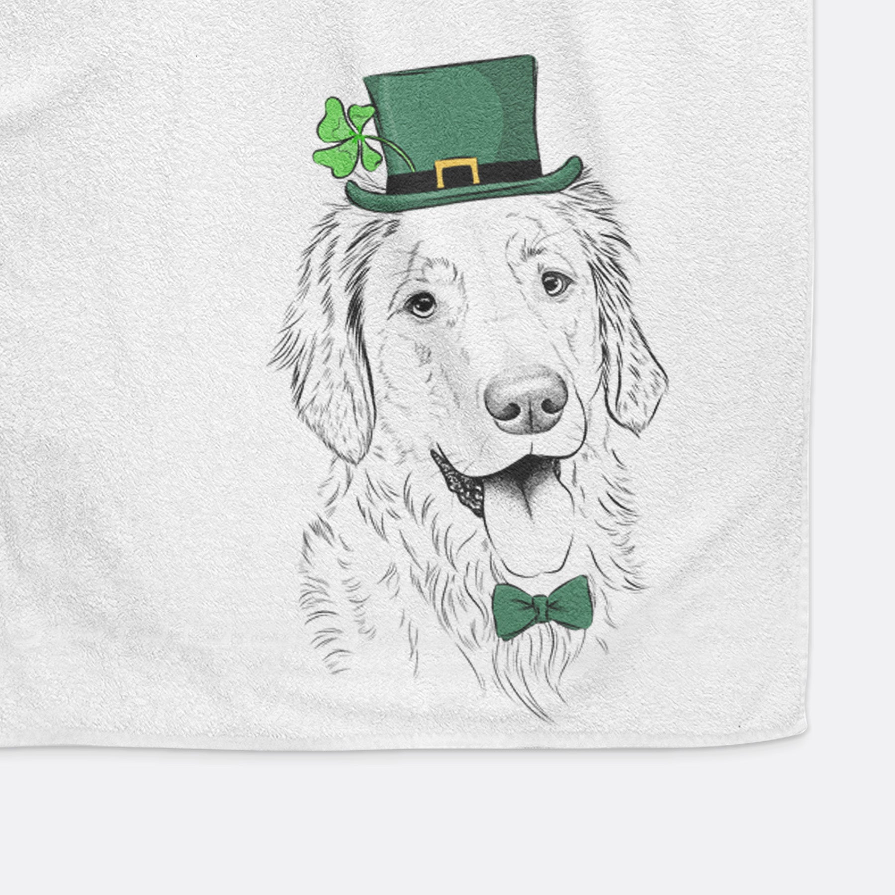 Semba the Golden Retriever Decorative Hand Towel