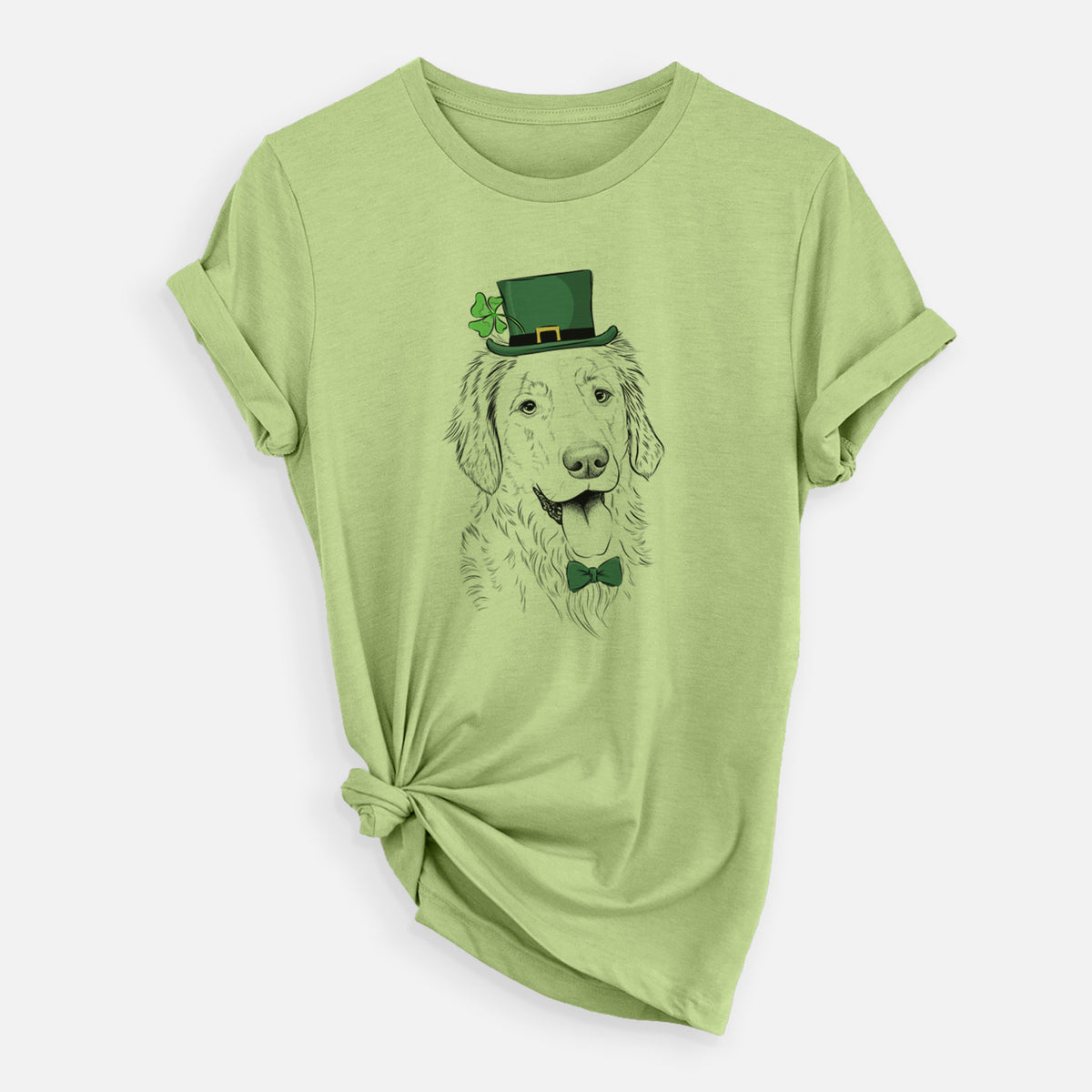 St. Patrick&#39;s Semba the Golden Retriever - Unisex Crewneck