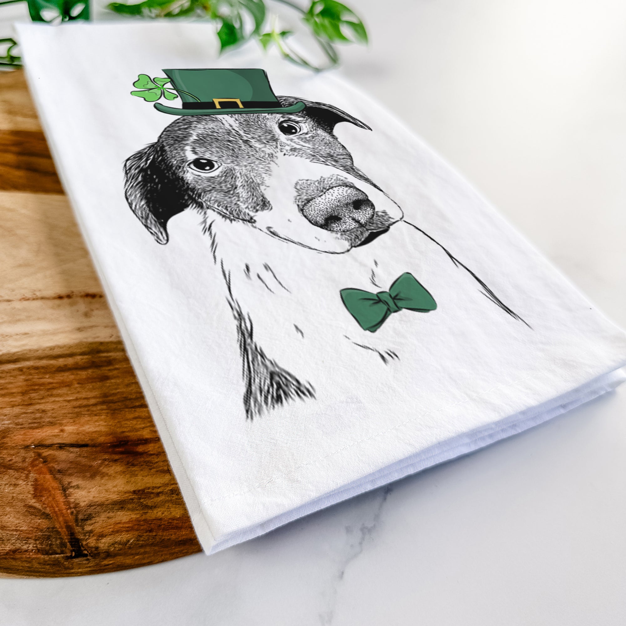 Sophia the Mixed Breed Tea Towel