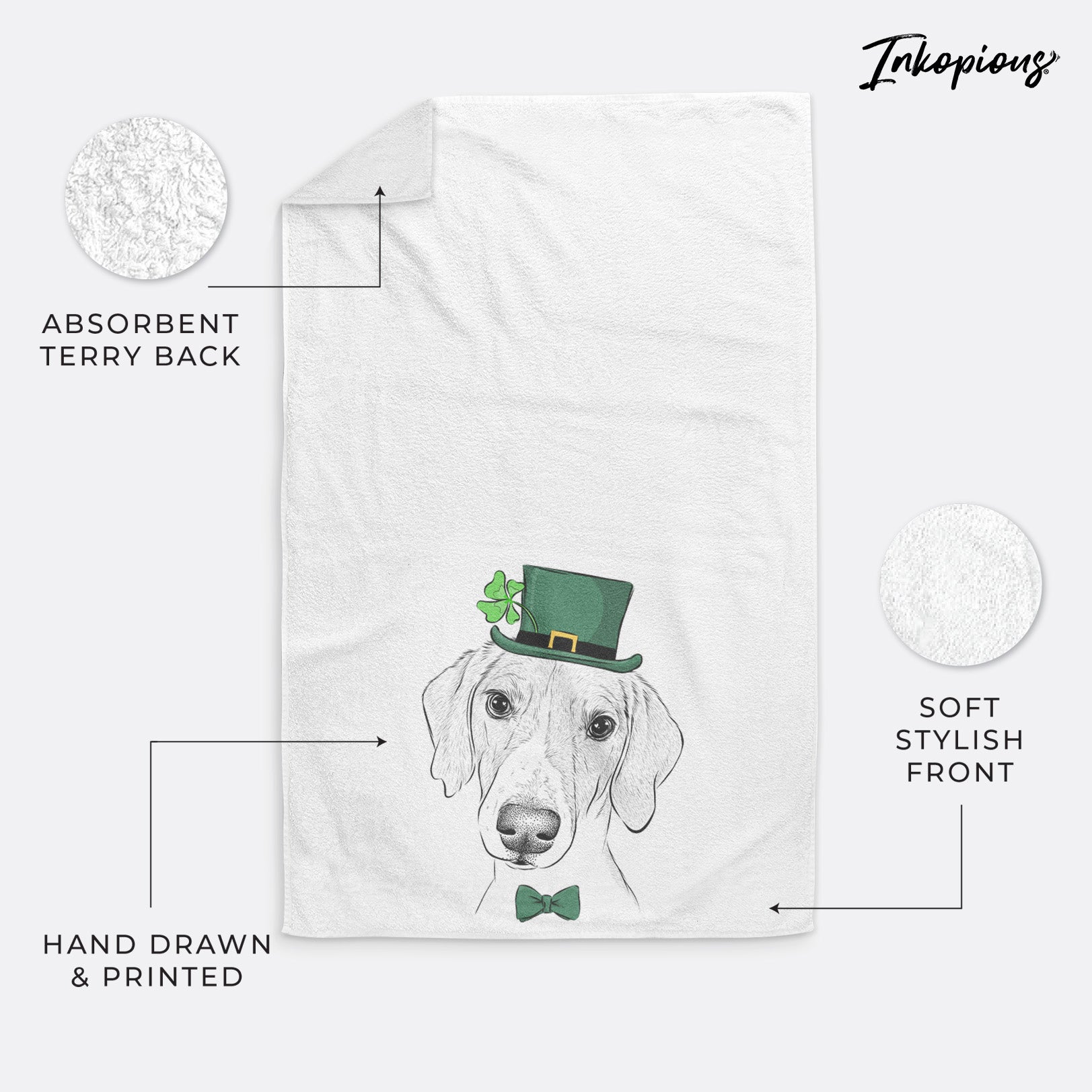 Stanley the Foxhound Decorative Hand Towel