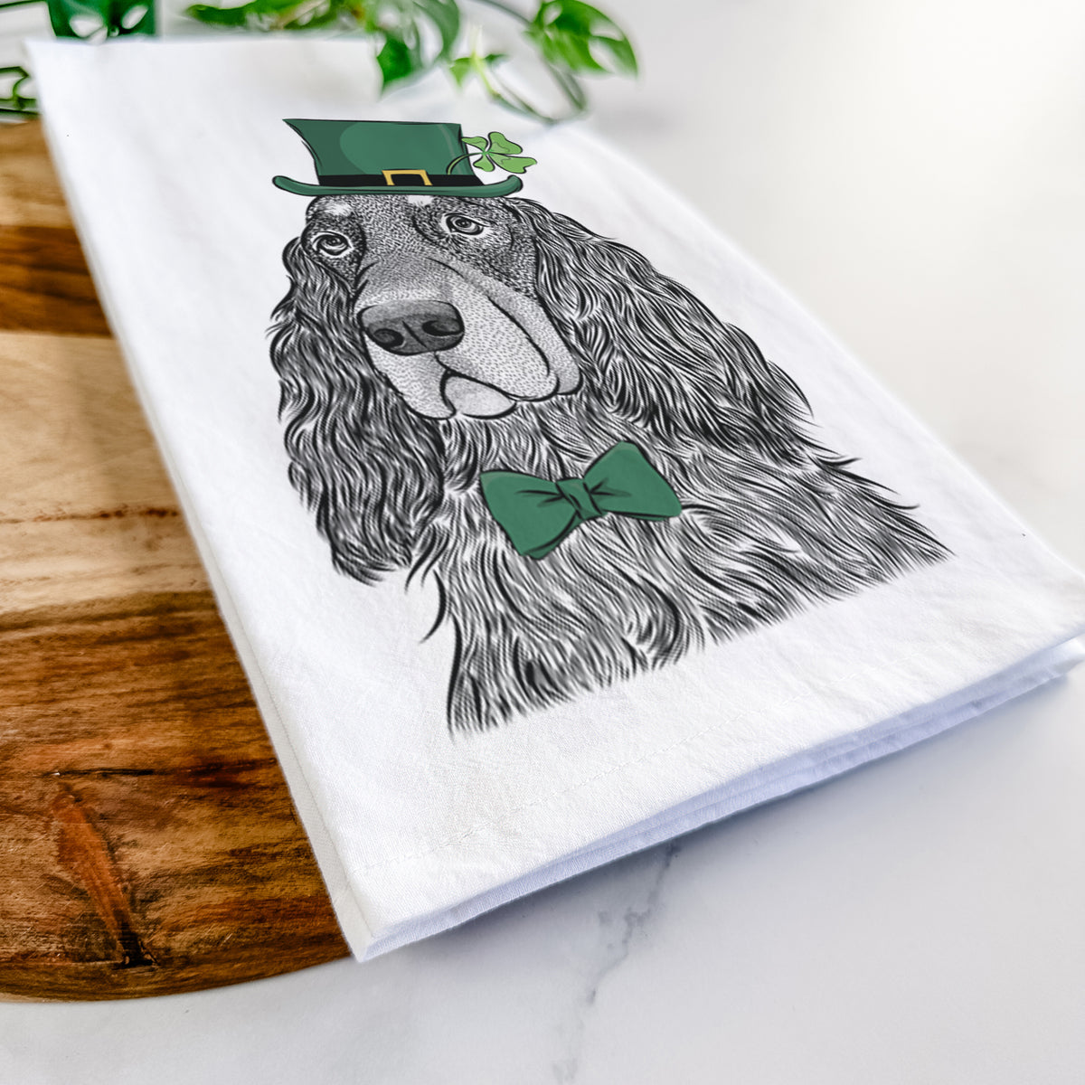 Stormy the Gordon Setter Tea Towel