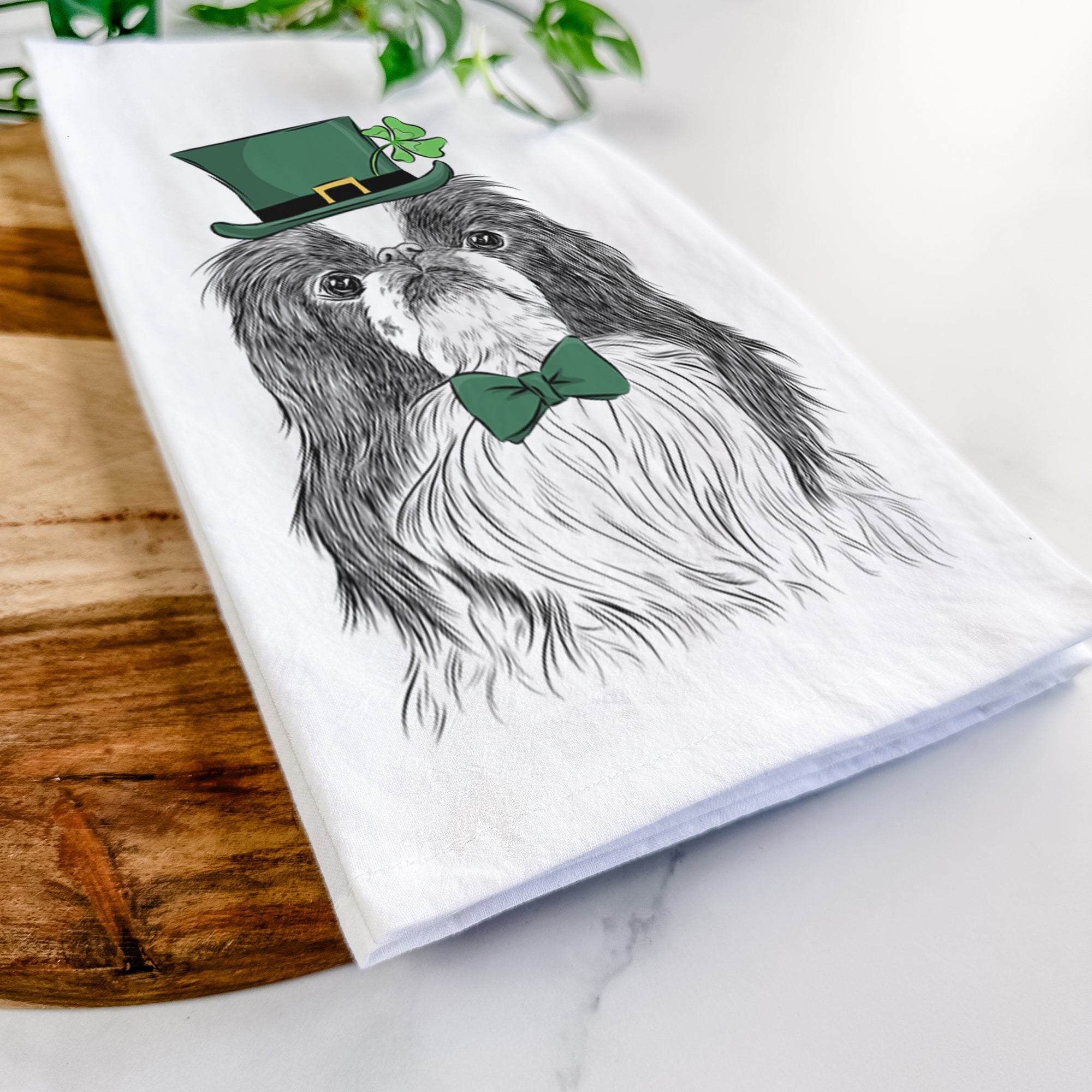 Suki the Japanese Chin Tea Towel