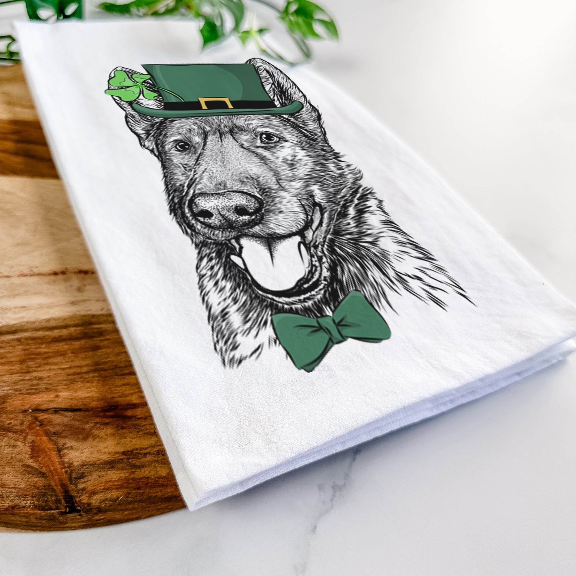 Tena the German Shepherd Tea Towel