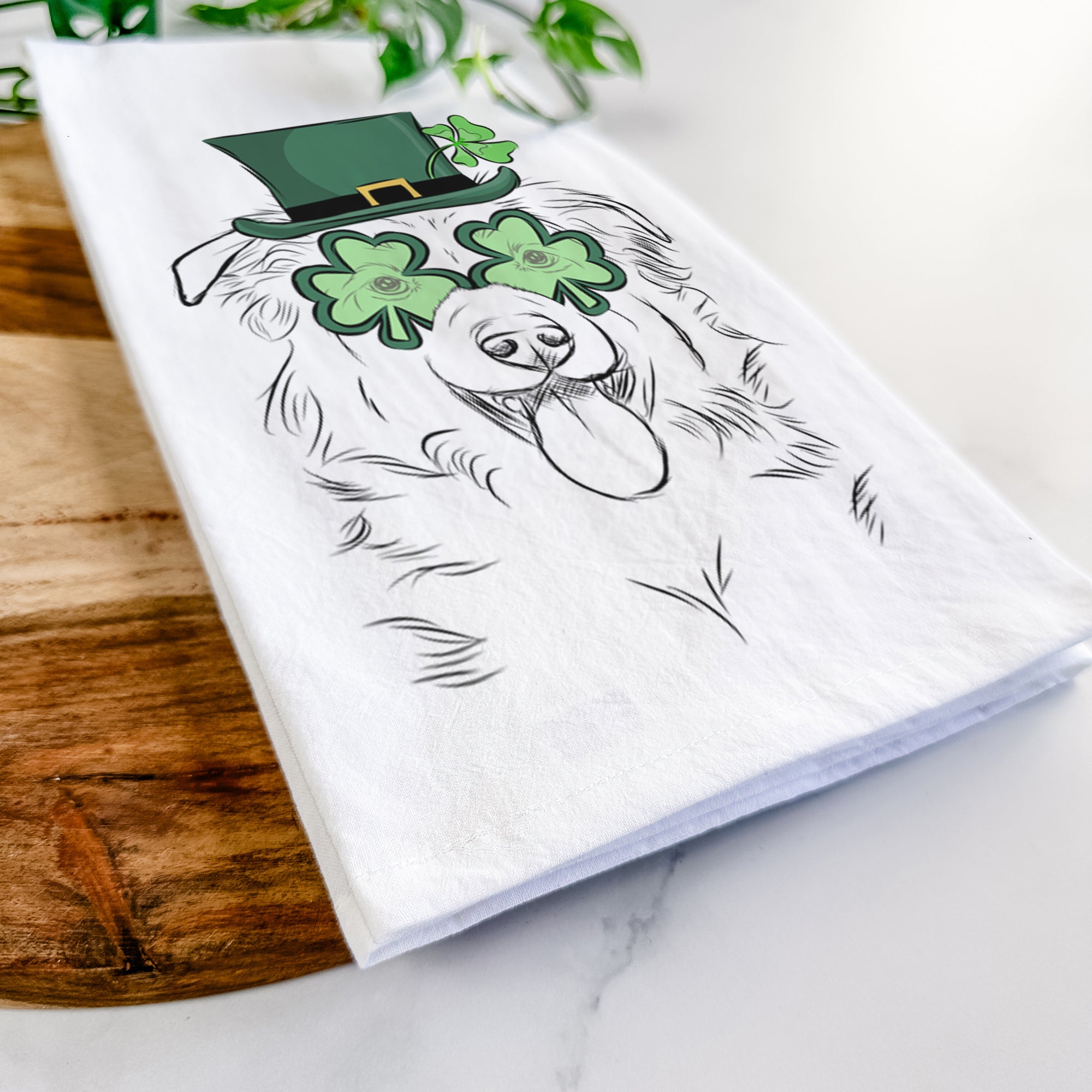 Tucker the Collie Shepherd Tea Towel