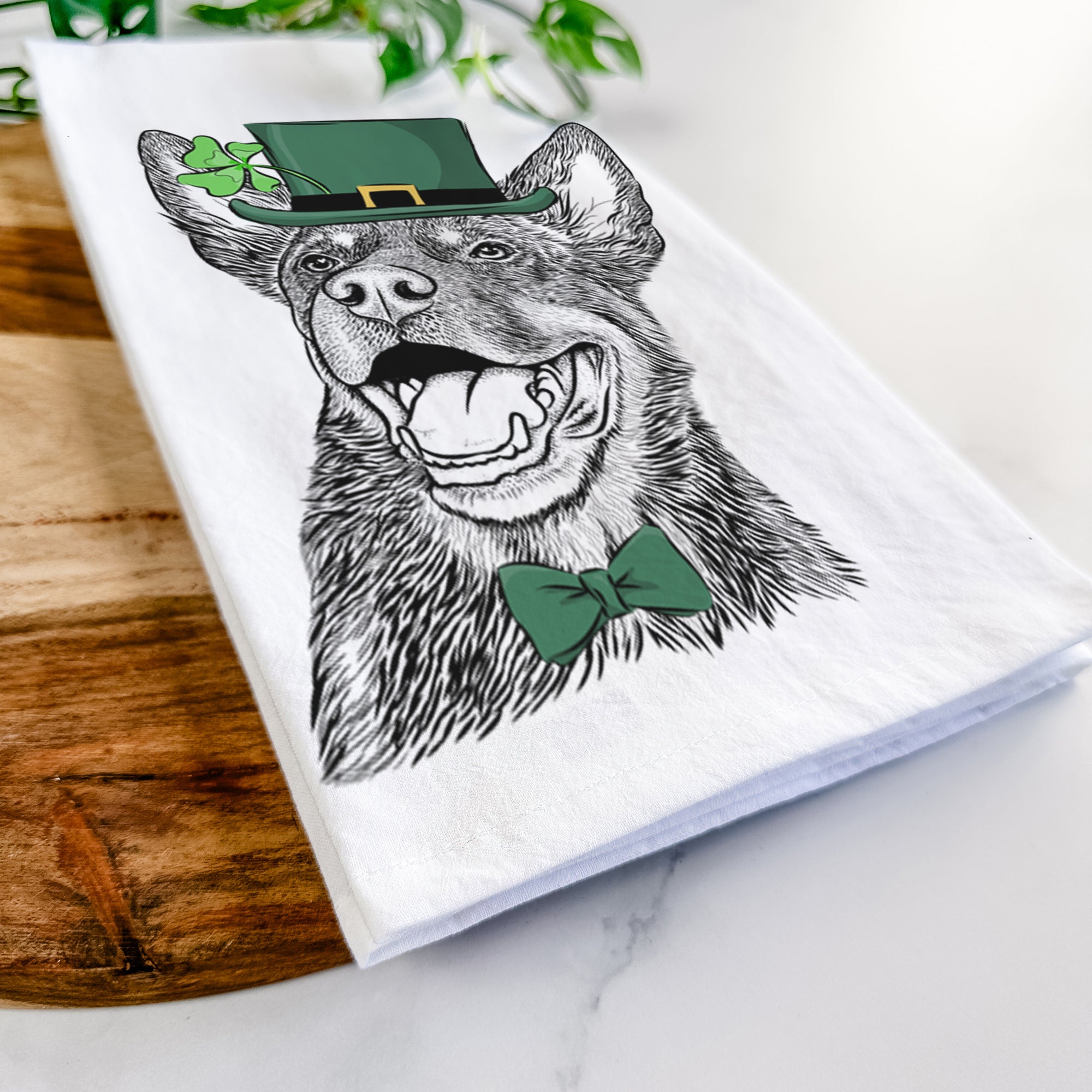 Tucker the Australian Kelpie Tea Towel