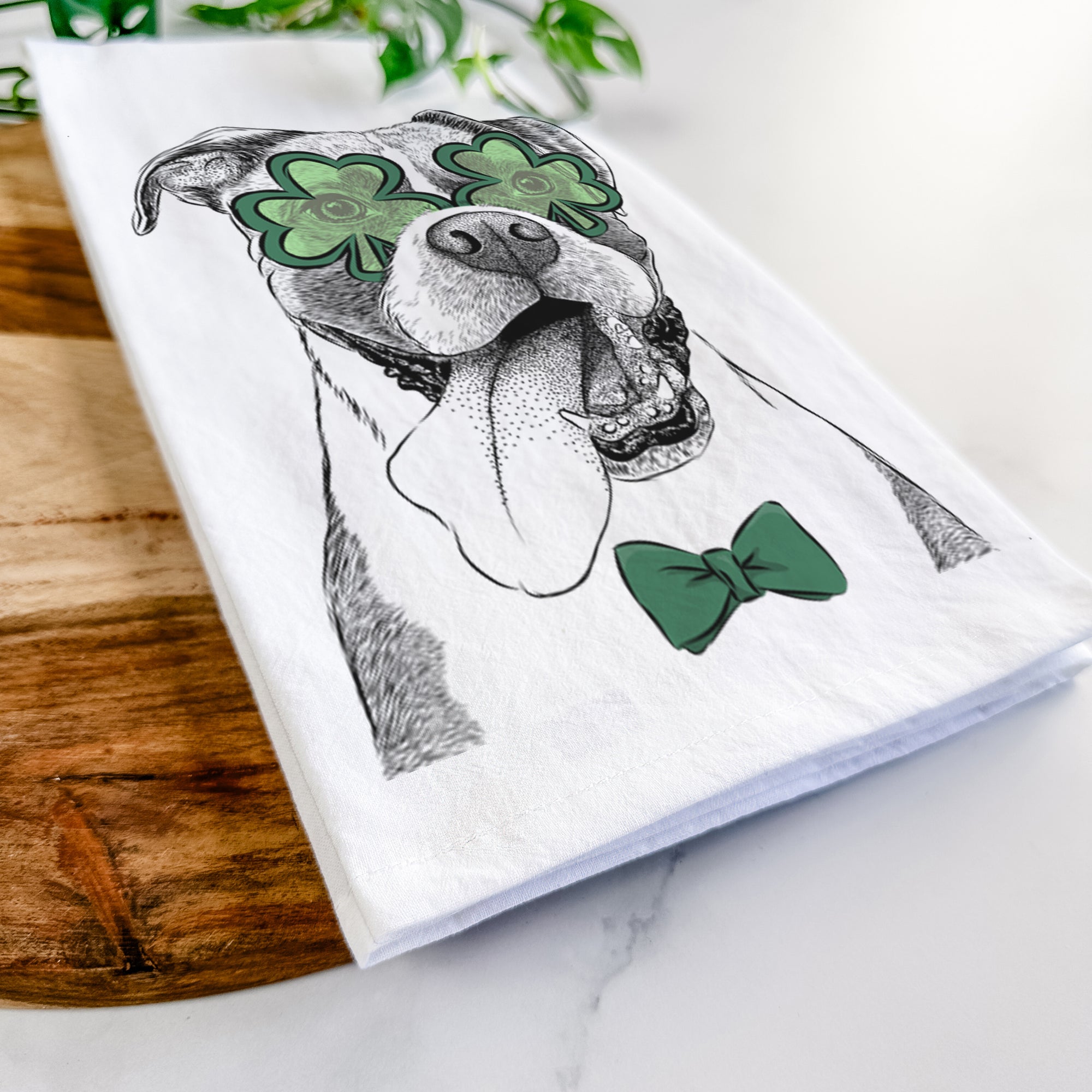 Tuckeroo the Boxer Tea Towel