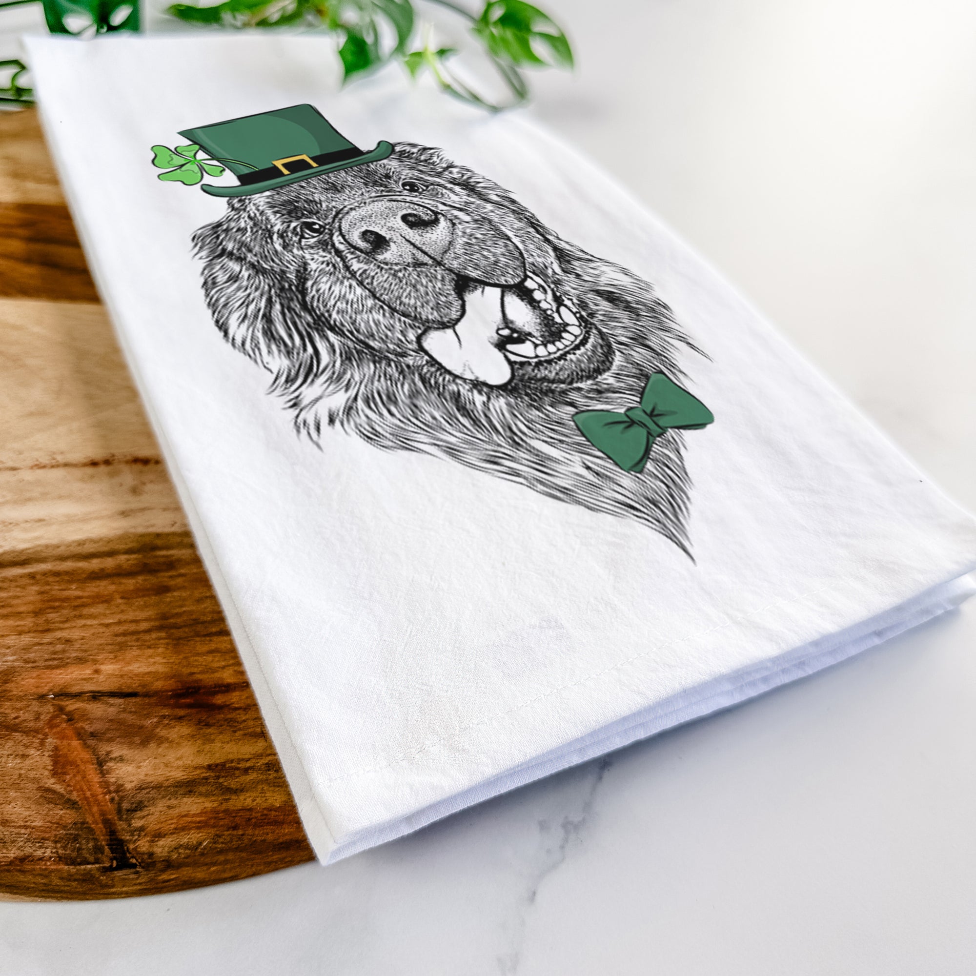 Tuna the Newfoundland Tea Towel