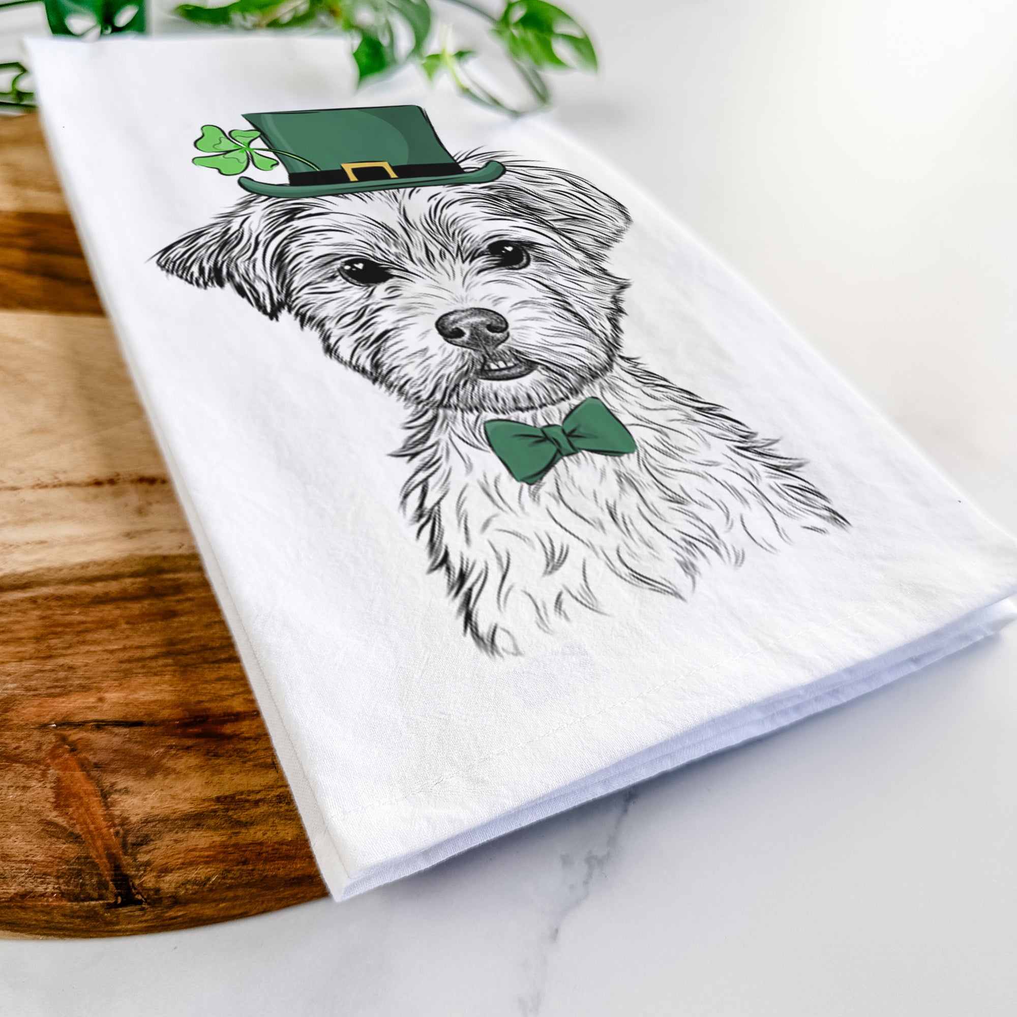 William Mitchell Newman the Yorkshire Terrier Tea Towel