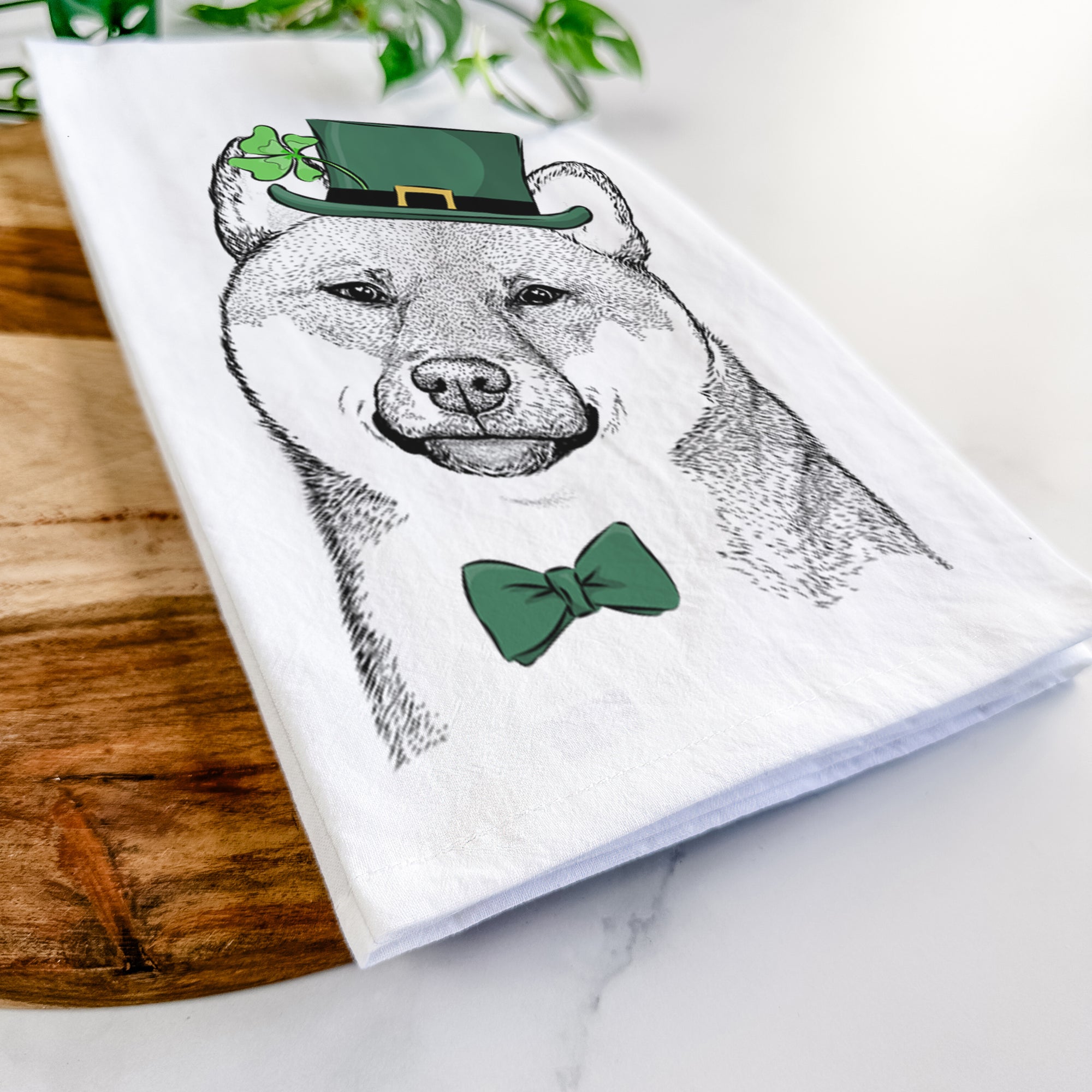 Yakuza the Shiba Inu Tea Towel