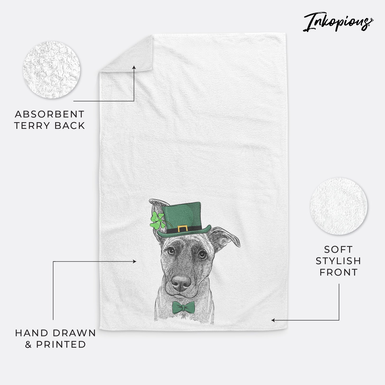 Zoey the Mixed Breed Premium Hand Towel