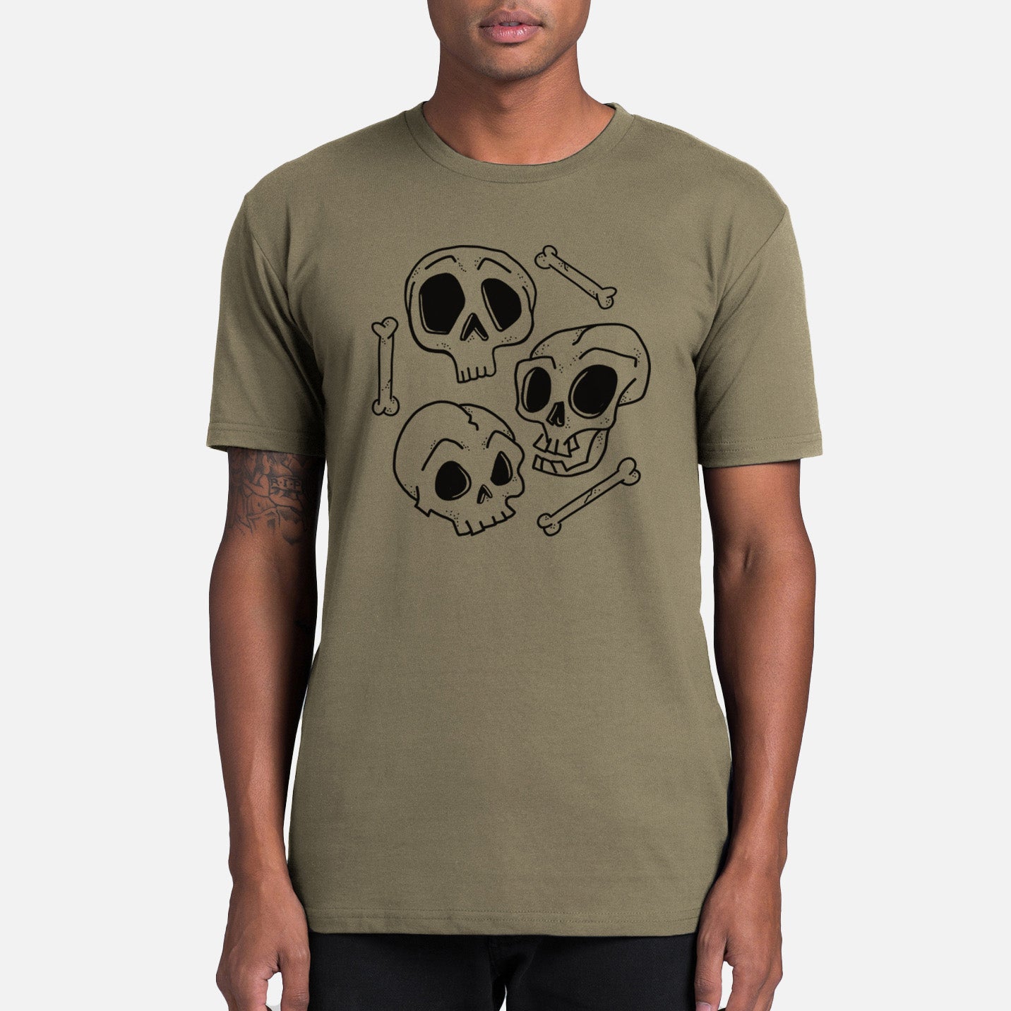 Skull Trio - Mens Everyday Staple Tee