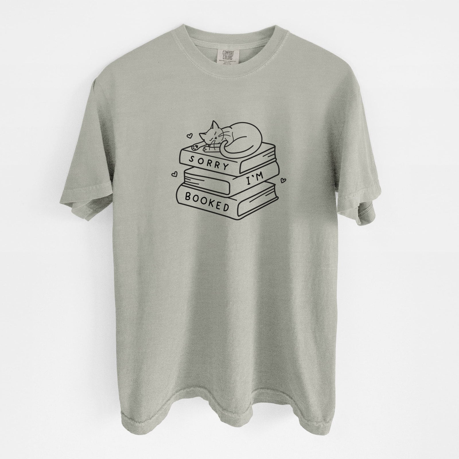 Sorry, I'm Booked - Unisex Comfort Colors Garment-Dyed Heavyweight T-shirt in Sandstone