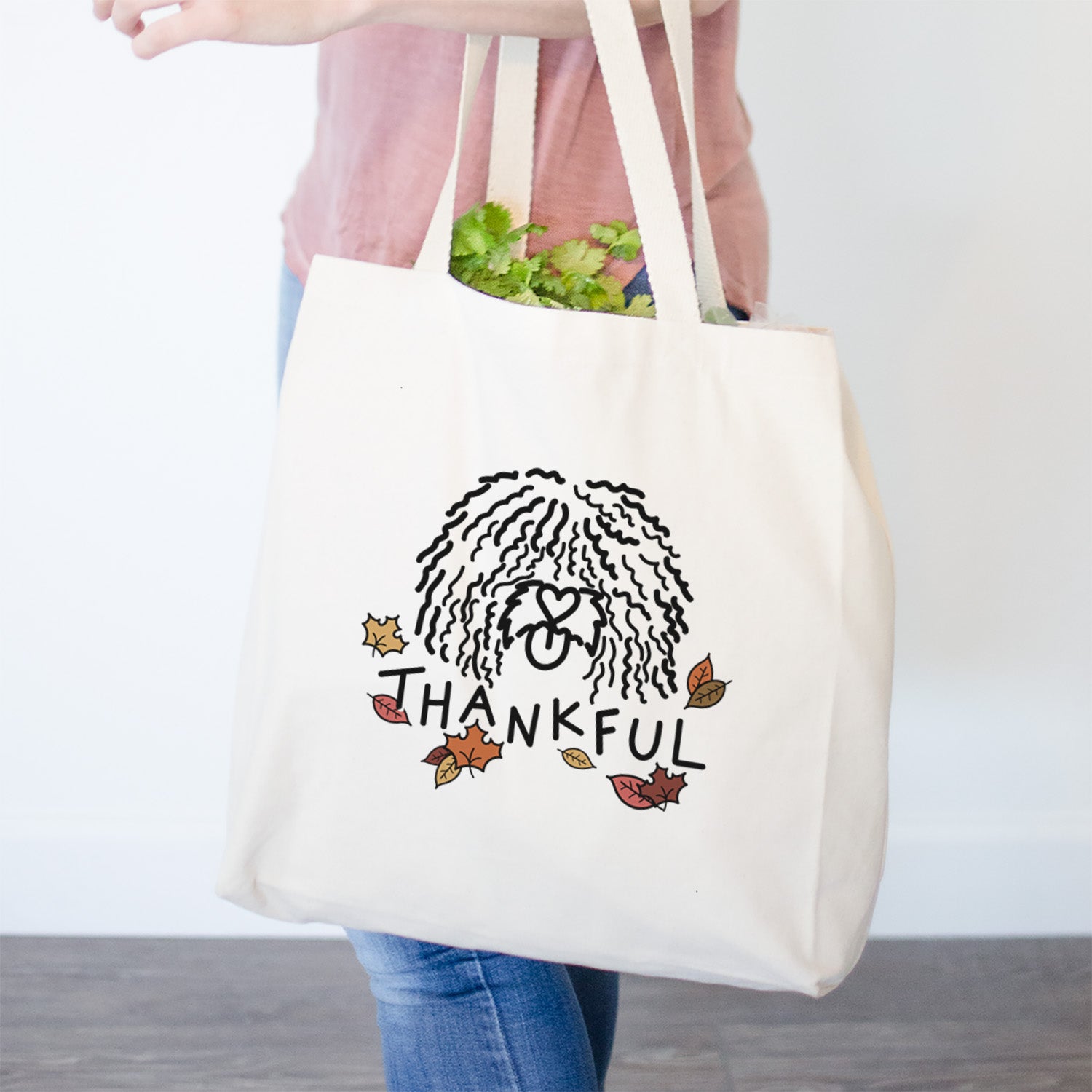 Thankful Spanish Water Dog - Alba - Tote Bag