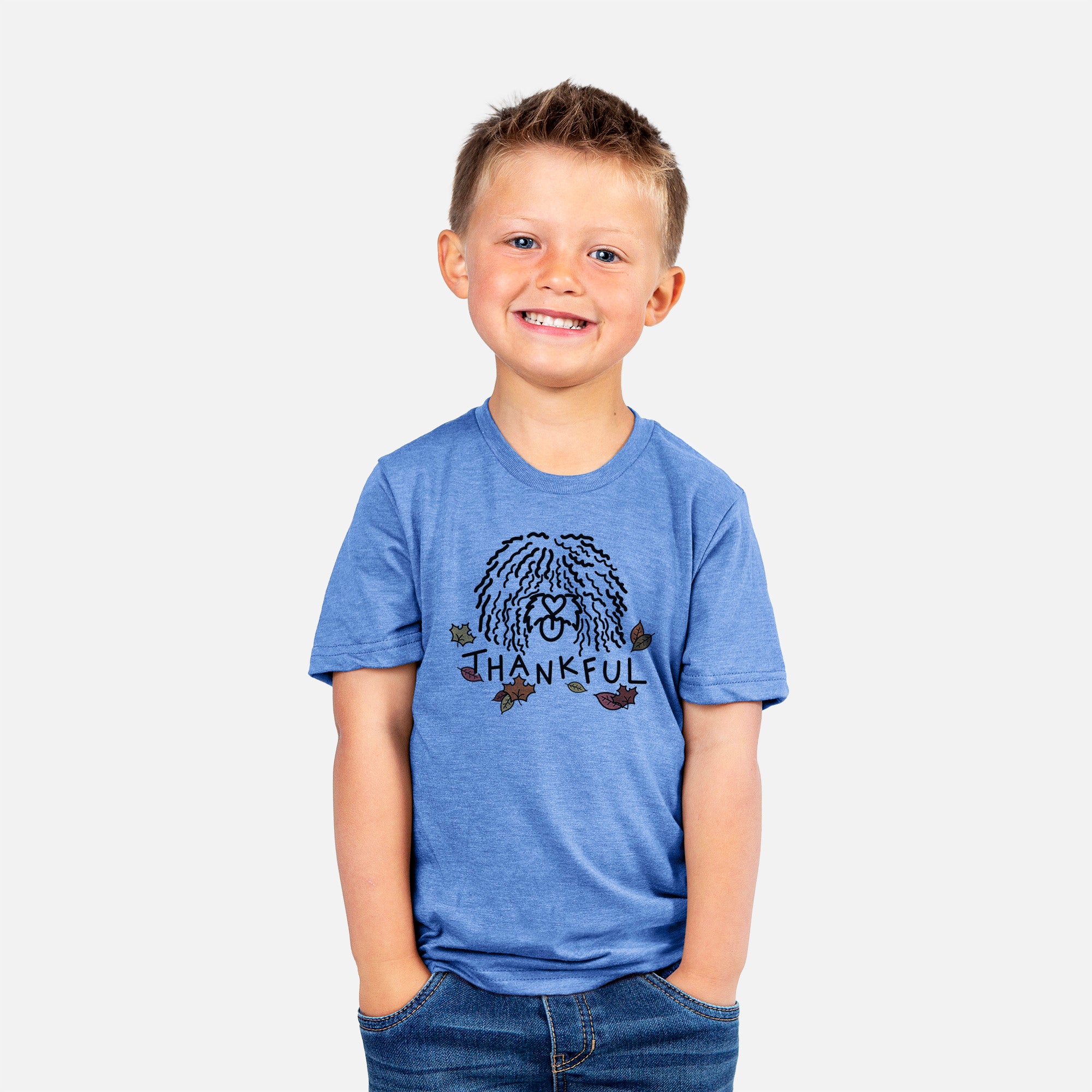 Thankful Spanish Water Dog - Alba - Kids/Youth/Toddler Shirt